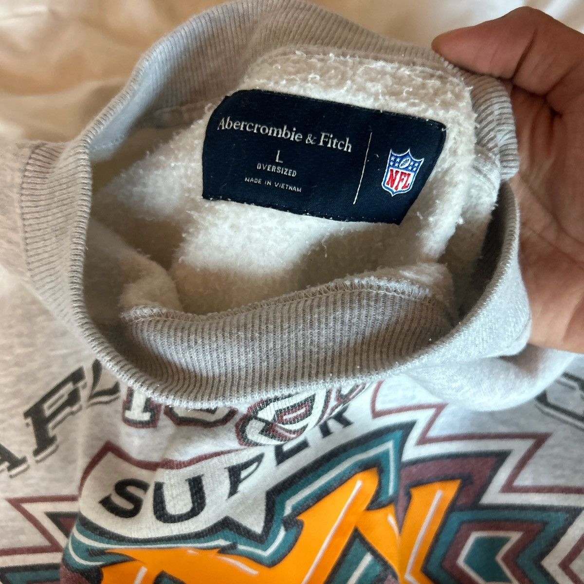 Abercrombie & Fitch × Vintage Abercrombie and Fitch Super Bowl Sweater Size US XL / EU 56 / 4 - 3 Thumbnail