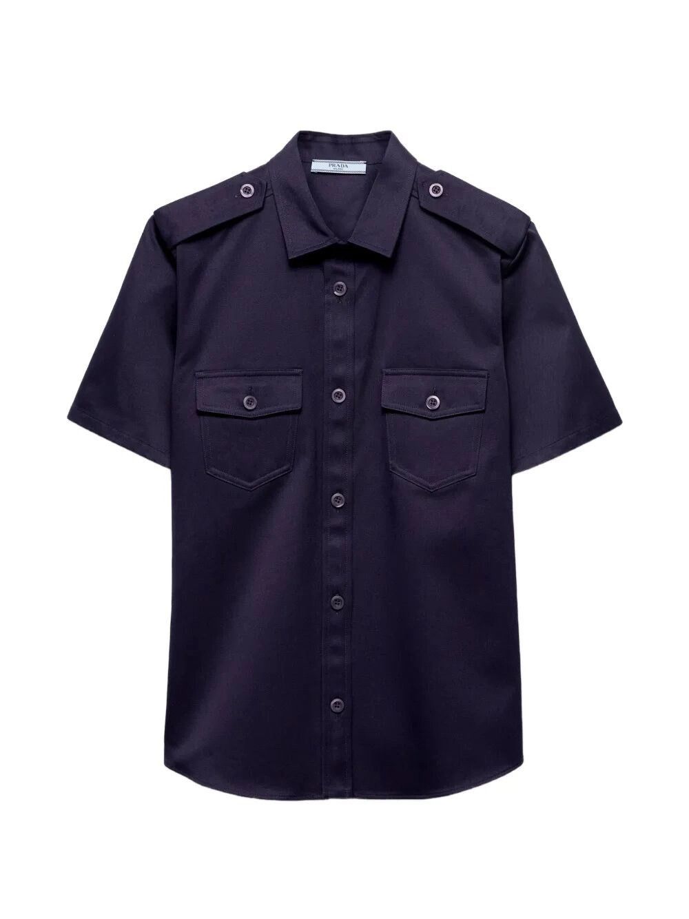 Prada Short-Sleeve Uniform Shirt Size M / US 6-8 / IT 42-44 - 1 Thumbnail