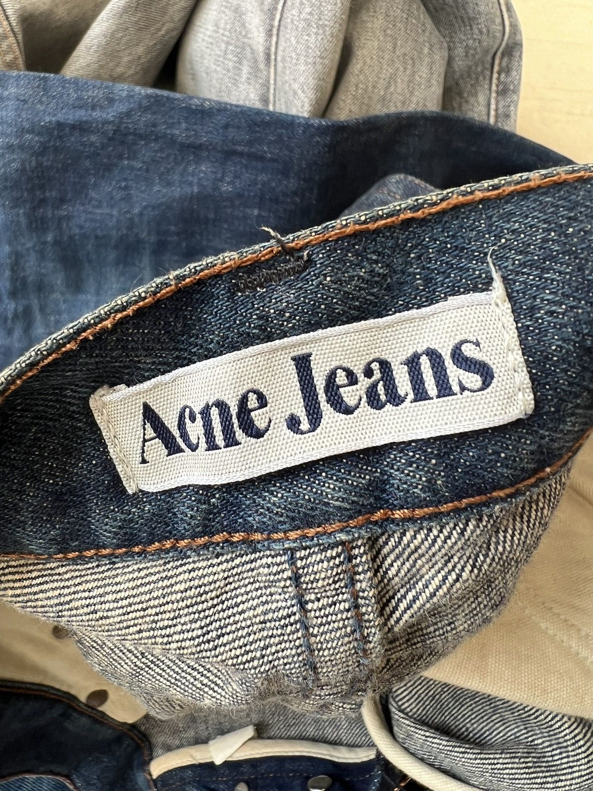 Acne Studios Vintage ACNE JEANS Muddy Denim Redline Selvedge Jeans Size US 29 - 19 Thumbnail