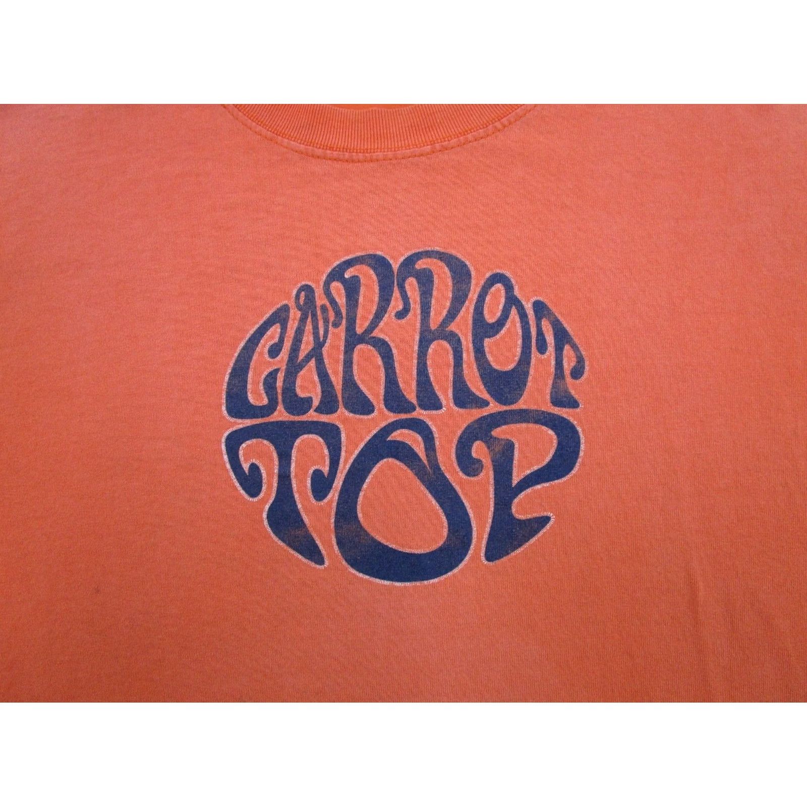 Gildan Vintage Gildan Carrot Top Comedy World Tour Double-Sided Shirt XL Orange Mens T-Shirt 90s Inspired Size US XL / EU 56 / 4 - 2 Thumbnail