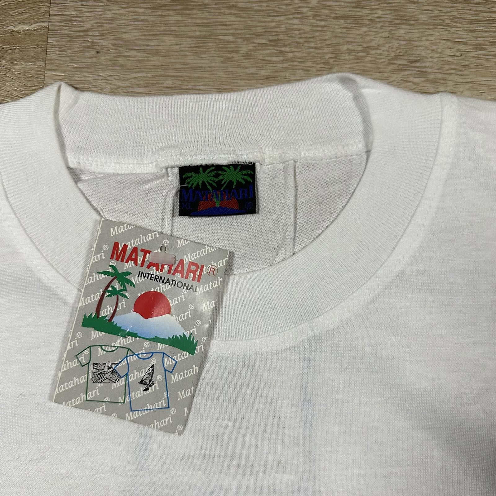 Maharishi NWT Vintage Indonesia Graphic T-shirt Hieroglyphic Blue Blk Size US XL / EU 56 / 4 - 5 Thumbnail