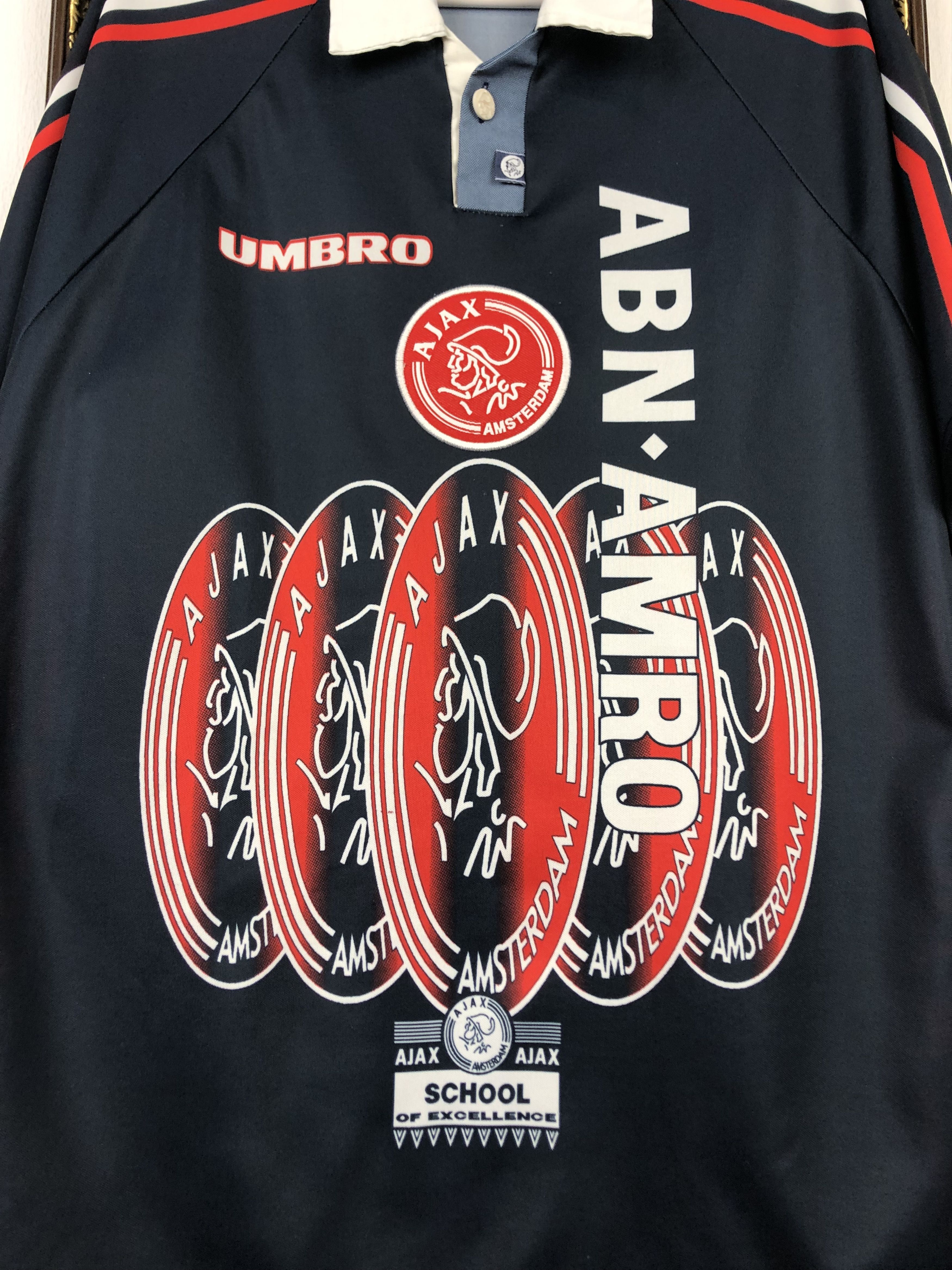 Ajax Amsterdam Cup football Shirt 1996 Soccer Umbro Jersey