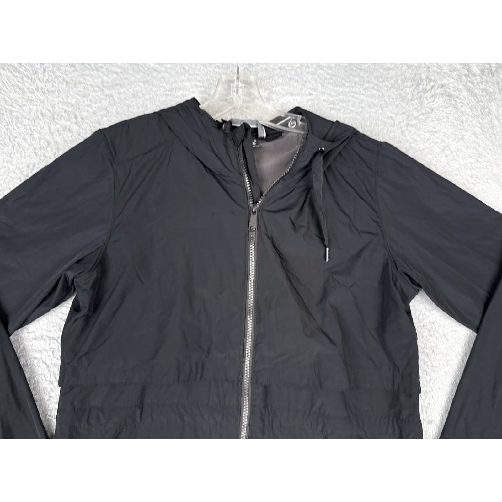 Mountain Hardwear Mountain Hardwear Jacket Womens Medium Black Hooded Nylon Parka Full Zip Pockets Size M / US 6-8 / IT 42-44 - 6 Thumbnail