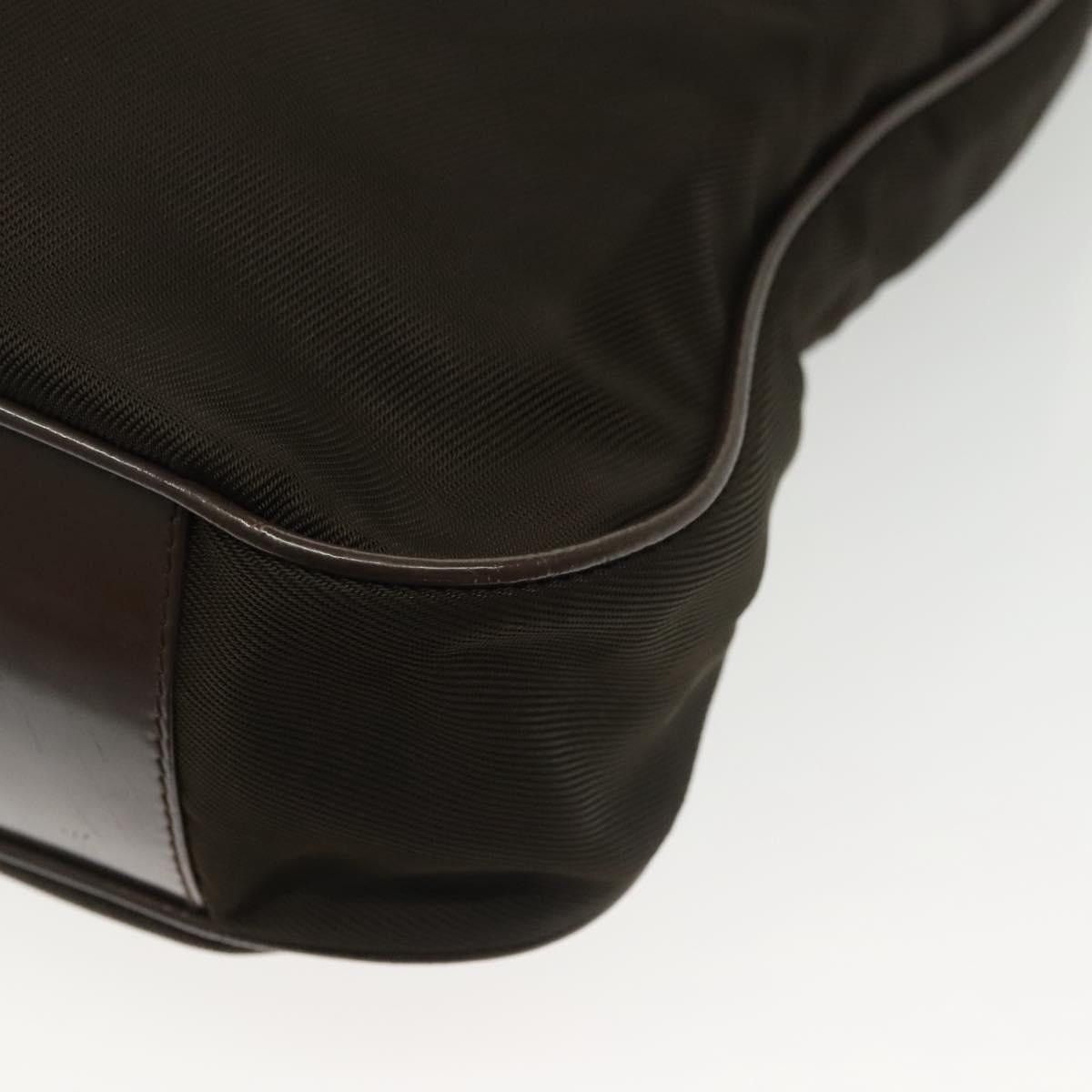 Gucci GUCCI Bamboo Hand Bag Nylon Brown Silver 001 2113 001 2113 Size ONE SIZE - 16 Thumbnail