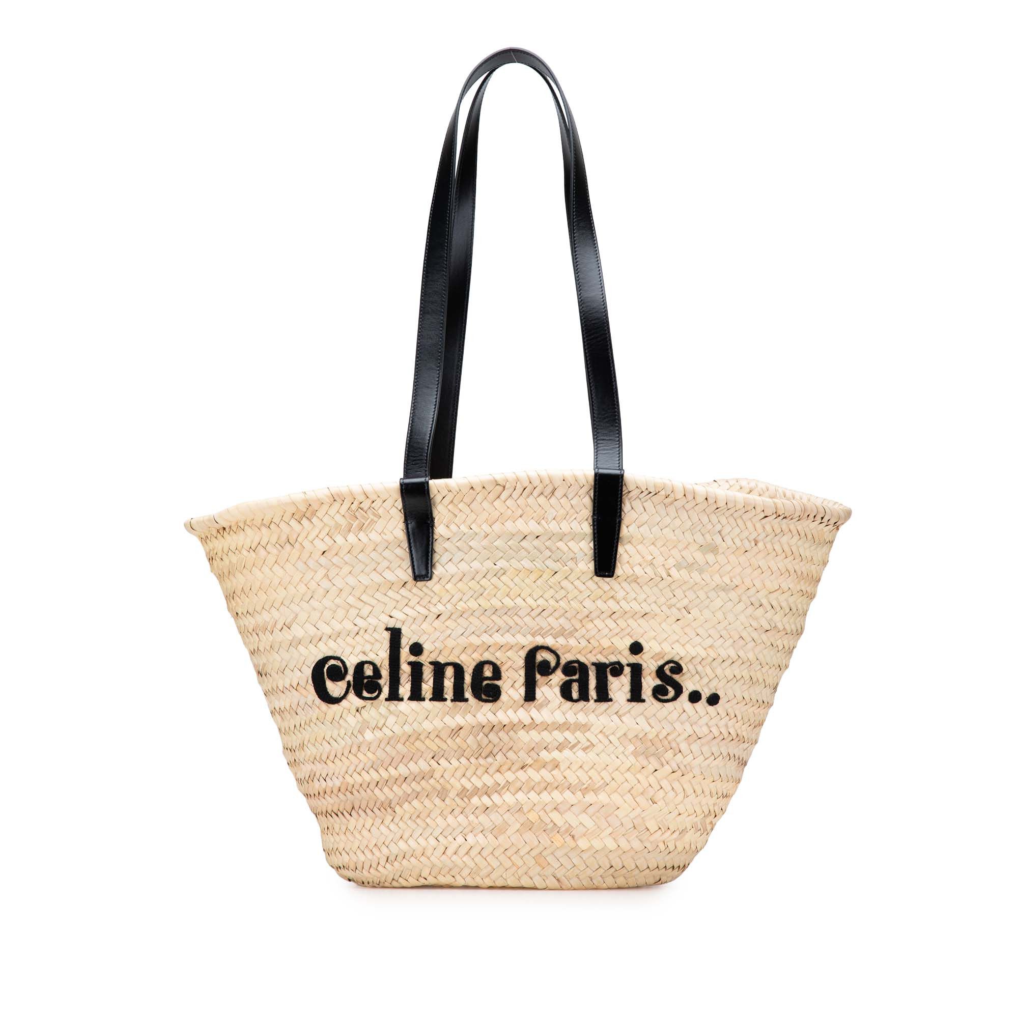Celine Celine Raffia Classic Panier Tote Size ONE SIZE - 1 Thumbnail
