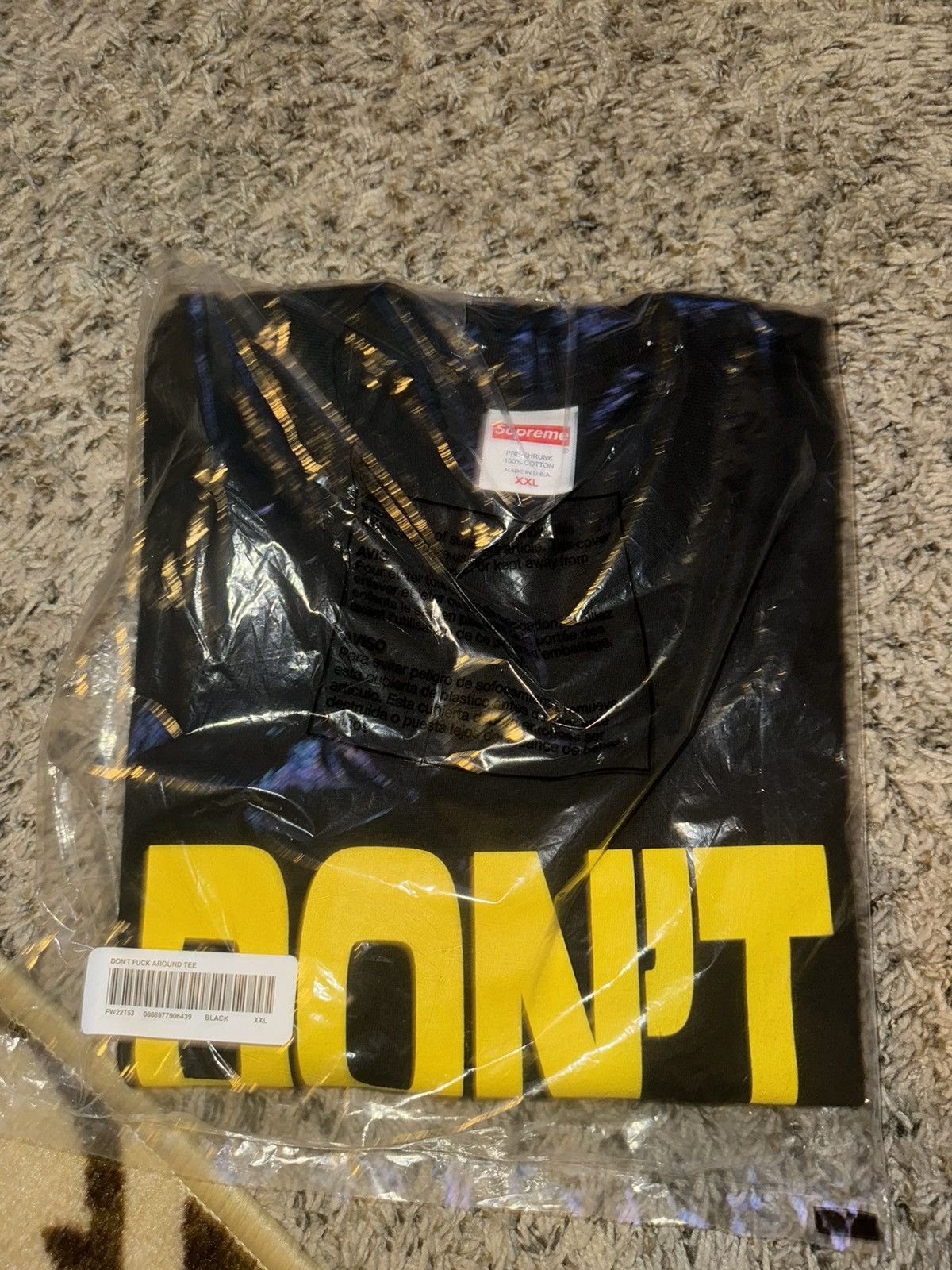 Supreme Supreme don’t fuck around t shirt Size US XXL / EU 58 / 5 - 2 Thumbnail