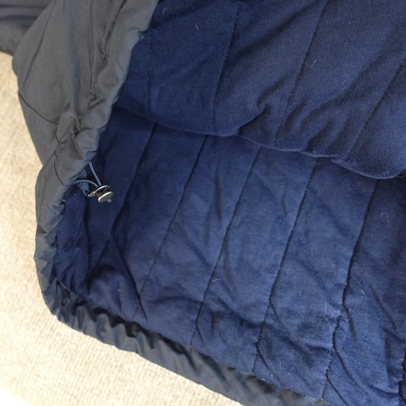 Polo Ralph Lauren VINTAGE Polo Ralph Lauren Jacket Blue Hooded Solid Leather Trim Windbreaker Mens L Regular Shape Size US L / EU 52-54 / 3 - 5 Thumbnail