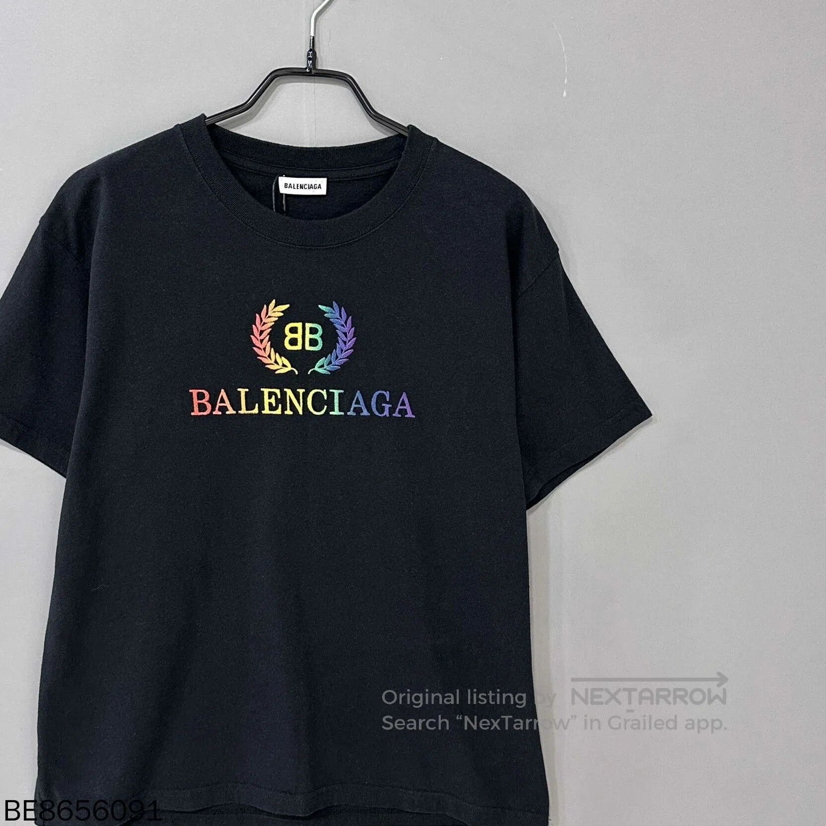 Balenciaga Balenciaga Embroidered Wheat Logo T. Size US XL / EU 56 / 4 - 2 Thumbnail