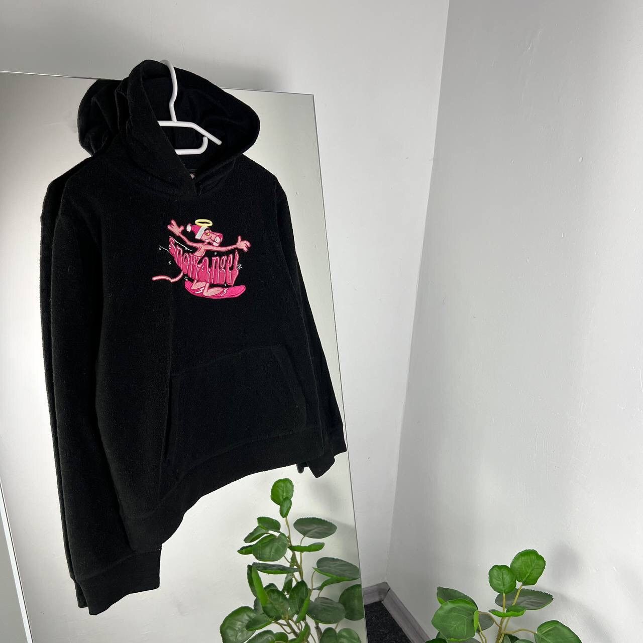 Disney Snowangel Pink Panther Teddy Hoodie Fleece Vintage Y2K Style Size L / US 10 / IT 46 - 1 Thumbnail