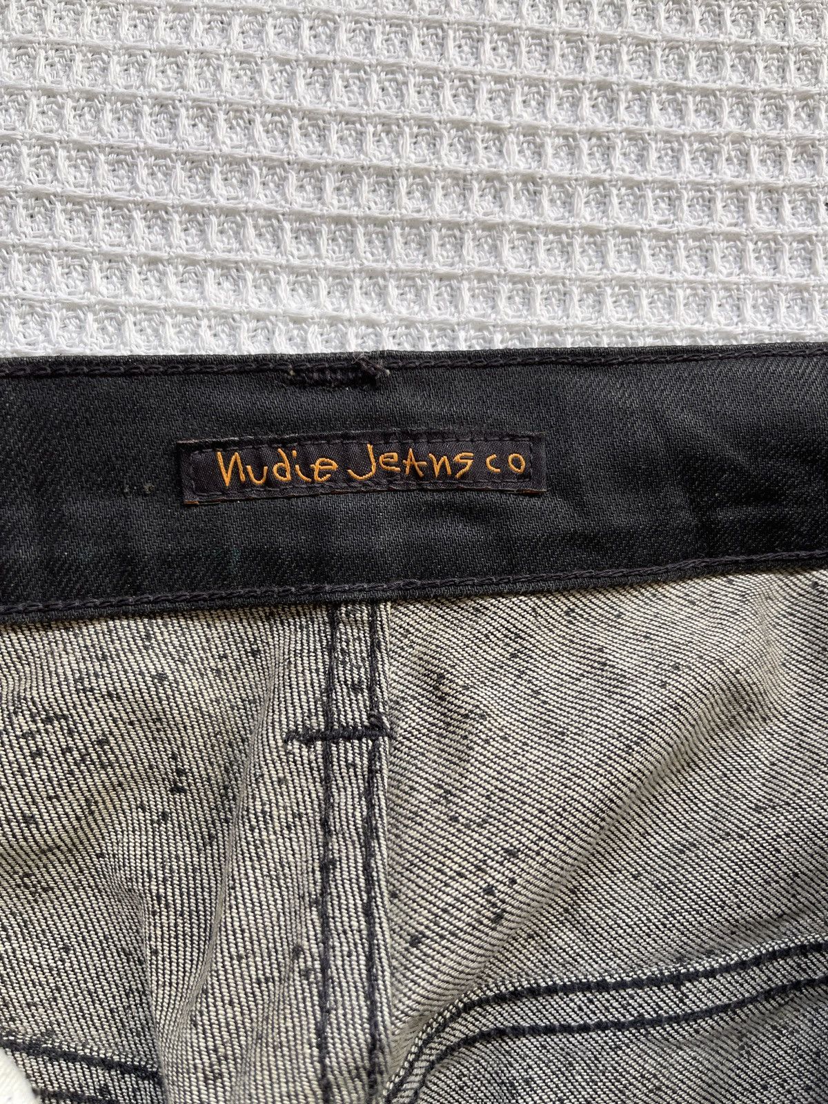 Jean Rare🔥Nudie Jeans Thin Finn Skinny Black Jeans Size US 29 - 10 Thumbnail
