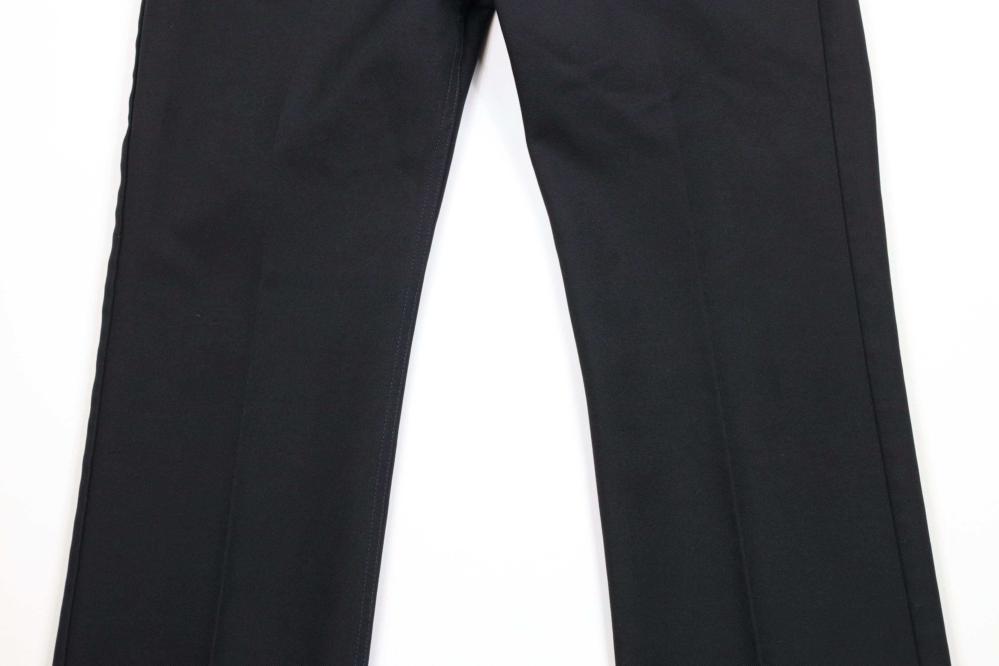 Levi's × Vintage Vintage 90s Levis Flared Wide Leg Knit Chino Pants Black USA Size US 38 / EU 54 - 3 Thumbnail