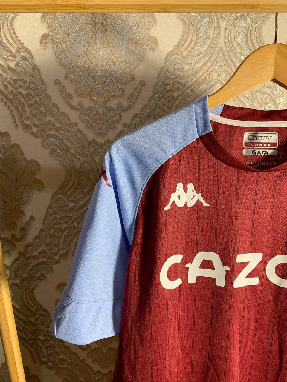 Kappa Vintage Kappa FC Aston Villa England Soccer Jersey Retro Y2K Size US L / EU 52-54 / 3 - 3 Thumbnail