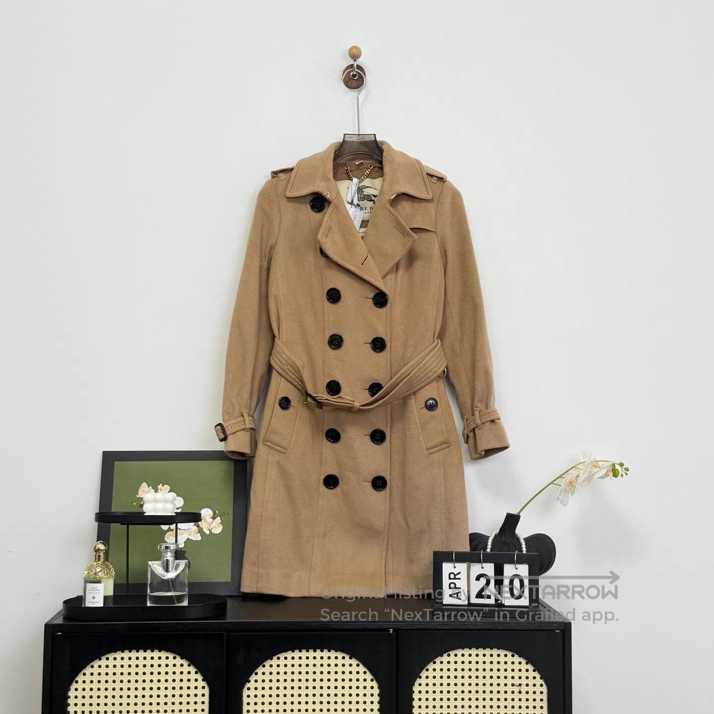 Burberry Burberry Cashmere Overcoat Jacket| Size XS / US 0-2 / IT 36-38 - 1 Thumbnail