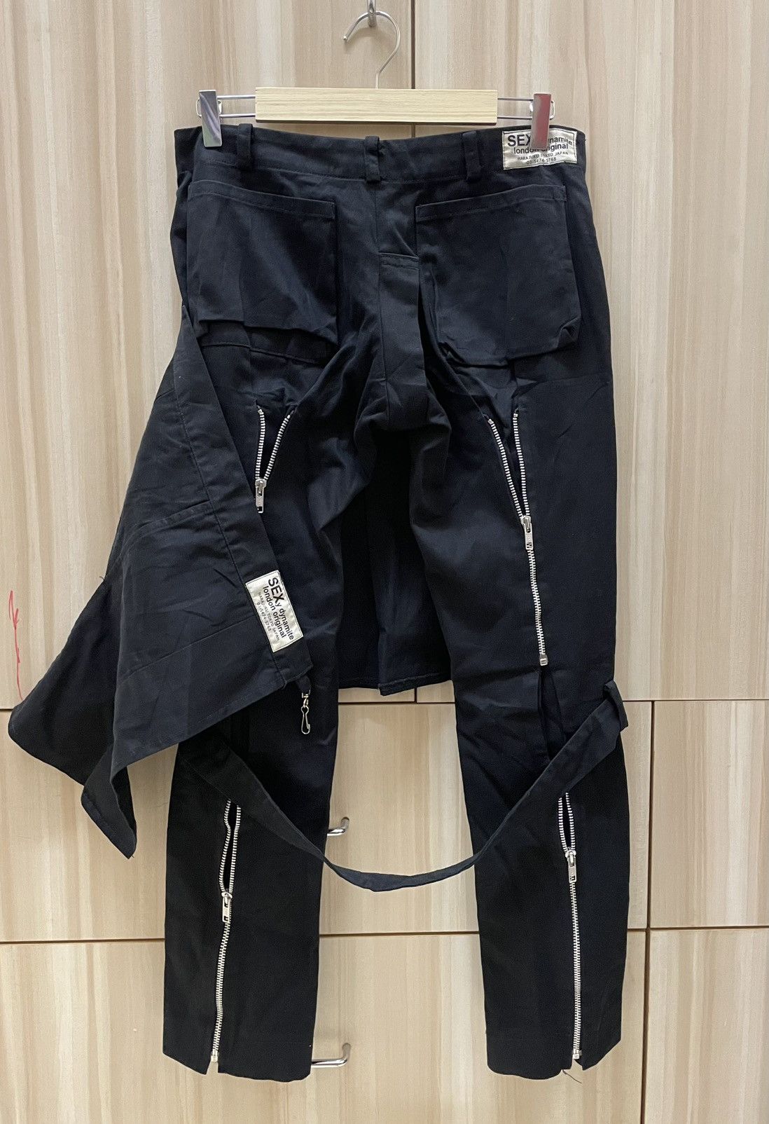 Japanese Brand Vtg Y2K Sexy Dynamite Bondage Pants Skirt Visual Kei Punk Size US 31 - 1 Thumbnail