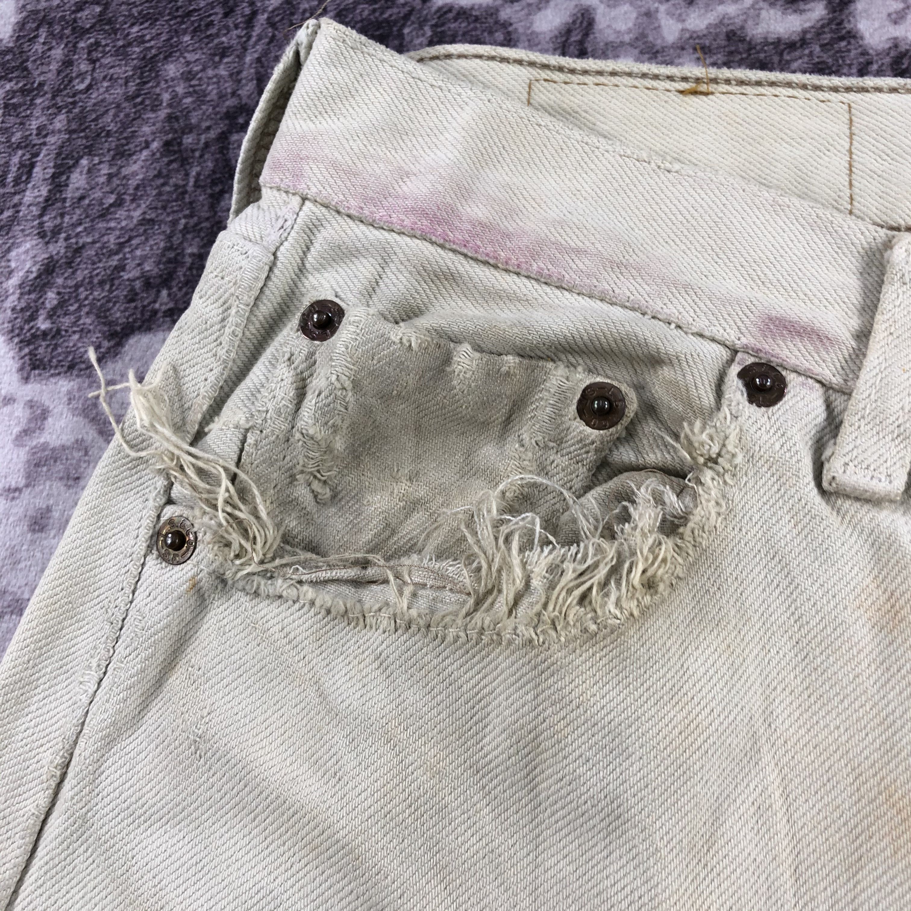 Levi's × Vintage 90s Vintage Light Wash Levis 501 Jeans-JM2535 Size US 29 - 11 Thumbnail