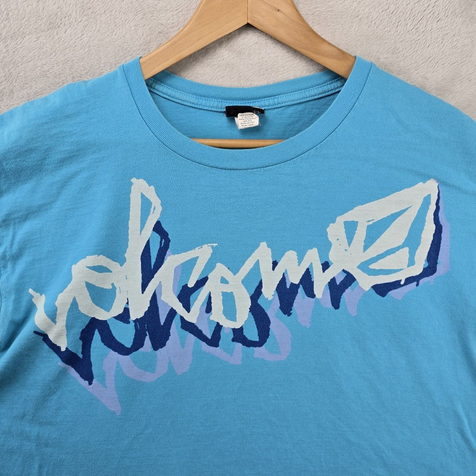 Volcom Vintage Volcom Shirt Mens XL Blue Script Y2K Skater Surf Size US XL / EU 56 / 4 - 2 Thumbnail