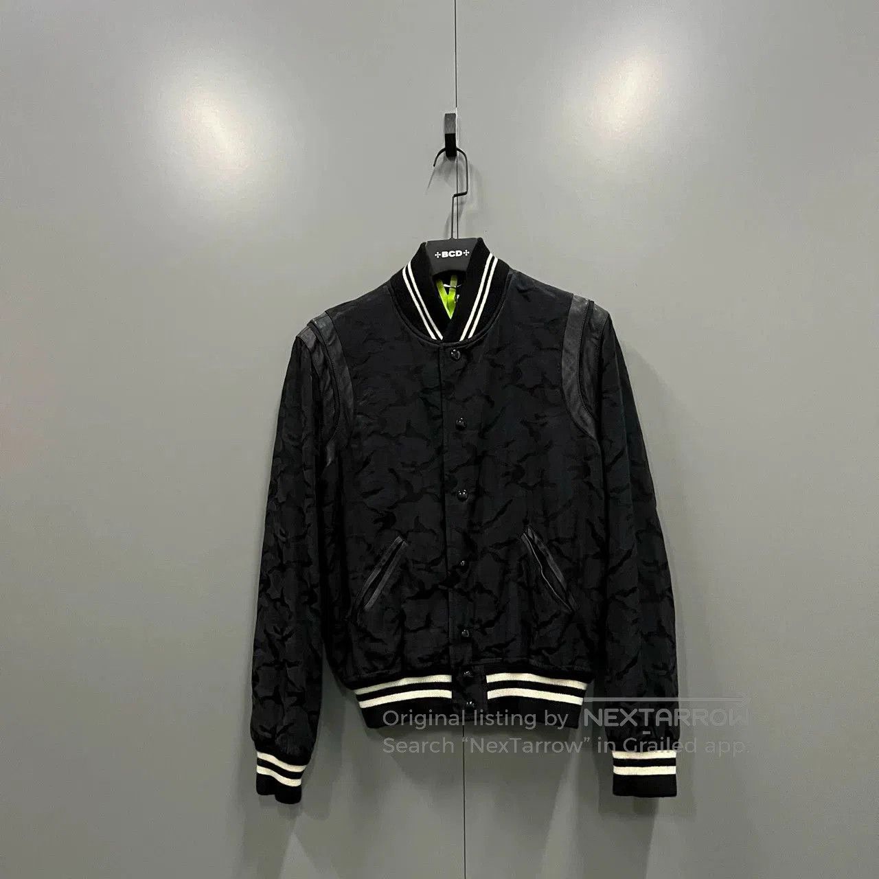 Saint Laurent Paris Saint Laurent Black Camo Baseball Jacket. Size US M / EU 48-50 / 2 - 1 Thumbnail