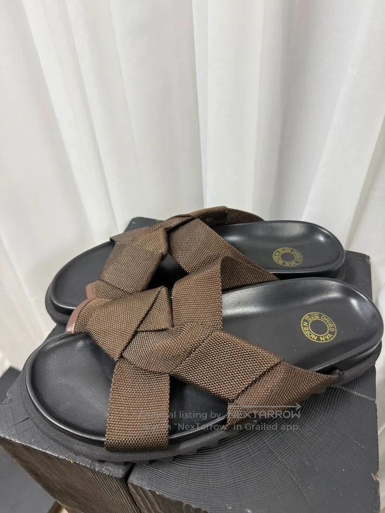 Dries Van Noten Dries van Noten Strappy Leather Sandals. Size US 9.5 / EU 42-43 - 1 Thumbnail