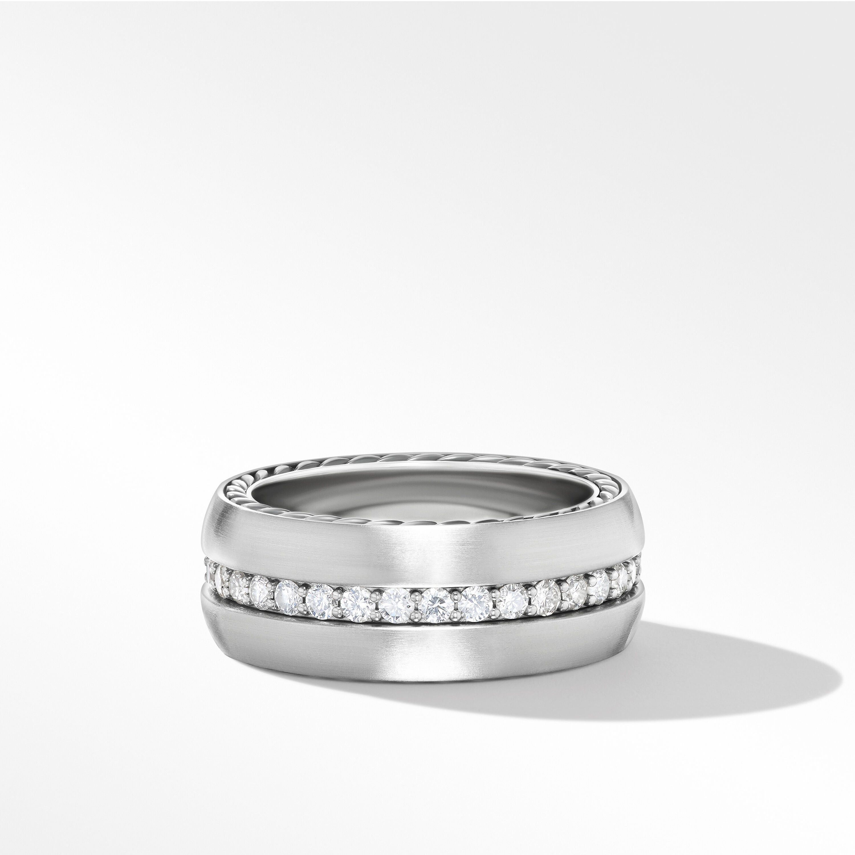 David Yurman o1w1db10526 R05994M/Size 9/Streamline Band Ring in Grey Size ONE SIZE - 1 Thumbnail