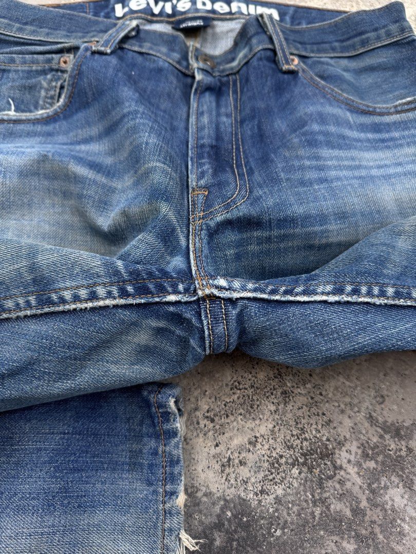 Levi's Vintage Levi's 502 Distressed Jeans ( SIZE 34 ) Size US 34 / EU 50 - 5 Thumbnail