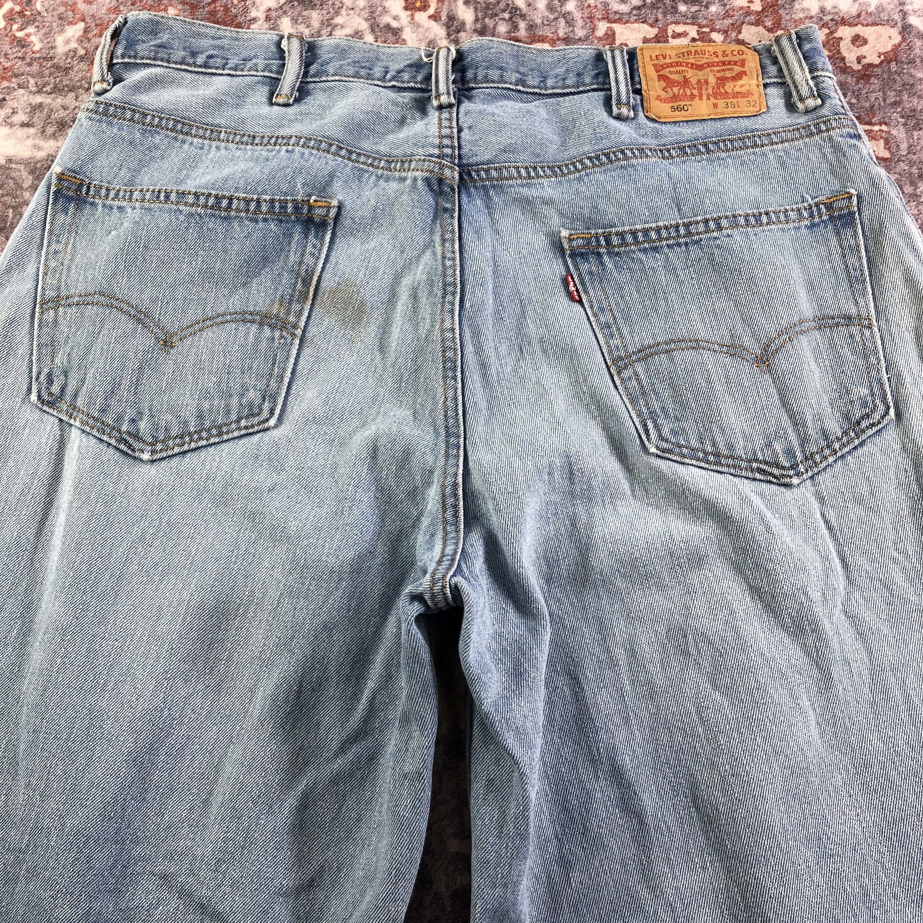 Levi's × Vintage Vintage Light Wash Levis 560 Jeans-JM3367 Size US 39 - 5 Thumbnail