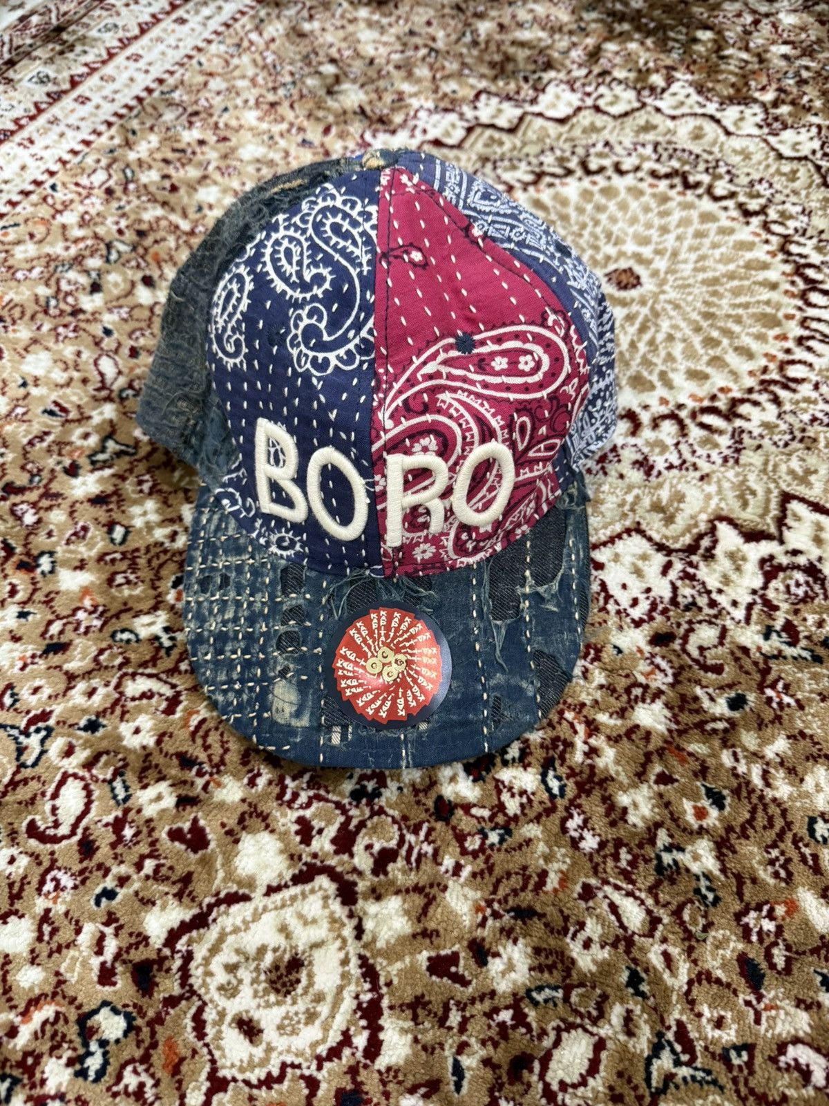 【未使用】Kapital KOUNTRY Boro デニムパッチワーク キャップ Kapital Boro Hat | Grailed