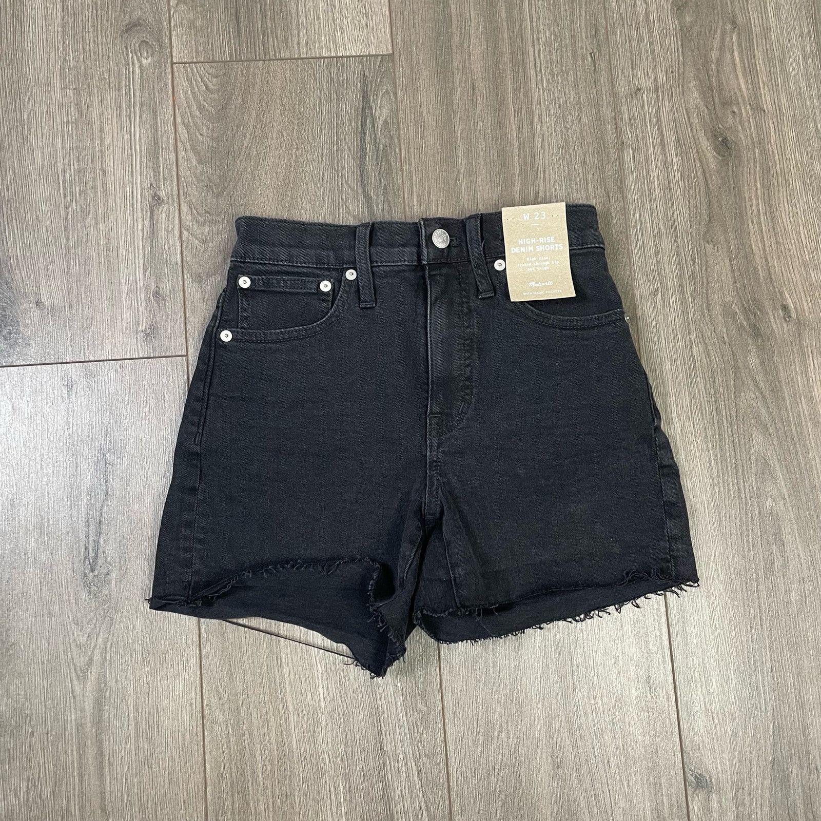 Madewell Madewell High Rise Denim Wash Jean Shorts US Women's 23 Size 23" - 1 Thumbnail