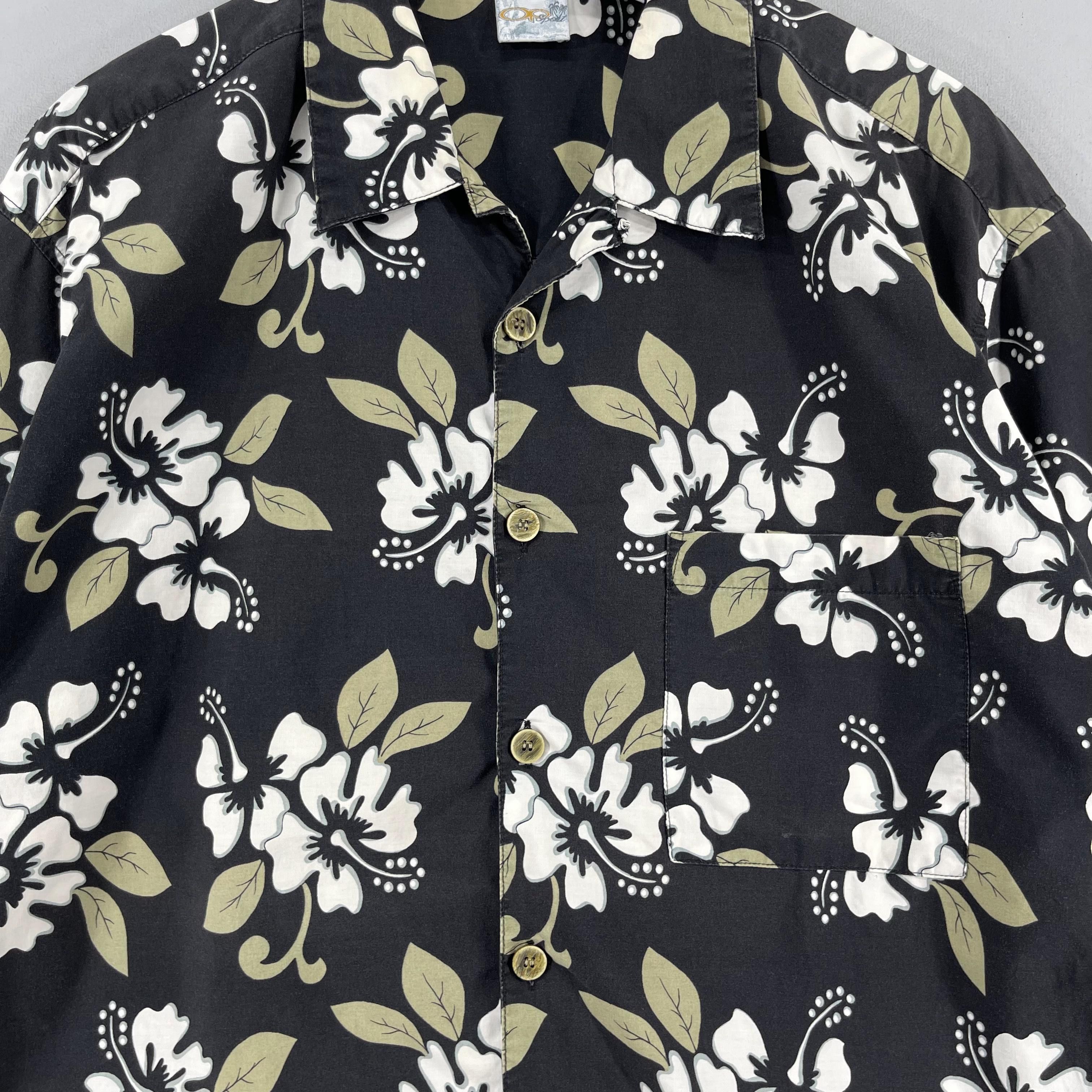 Ocean Pacific × Vintage Vintage OCEAN PACIFIC Hawaii Floral Hibiscus Motive Shirt Size US XL / EU 56 / 4 - 2 Thumbnail