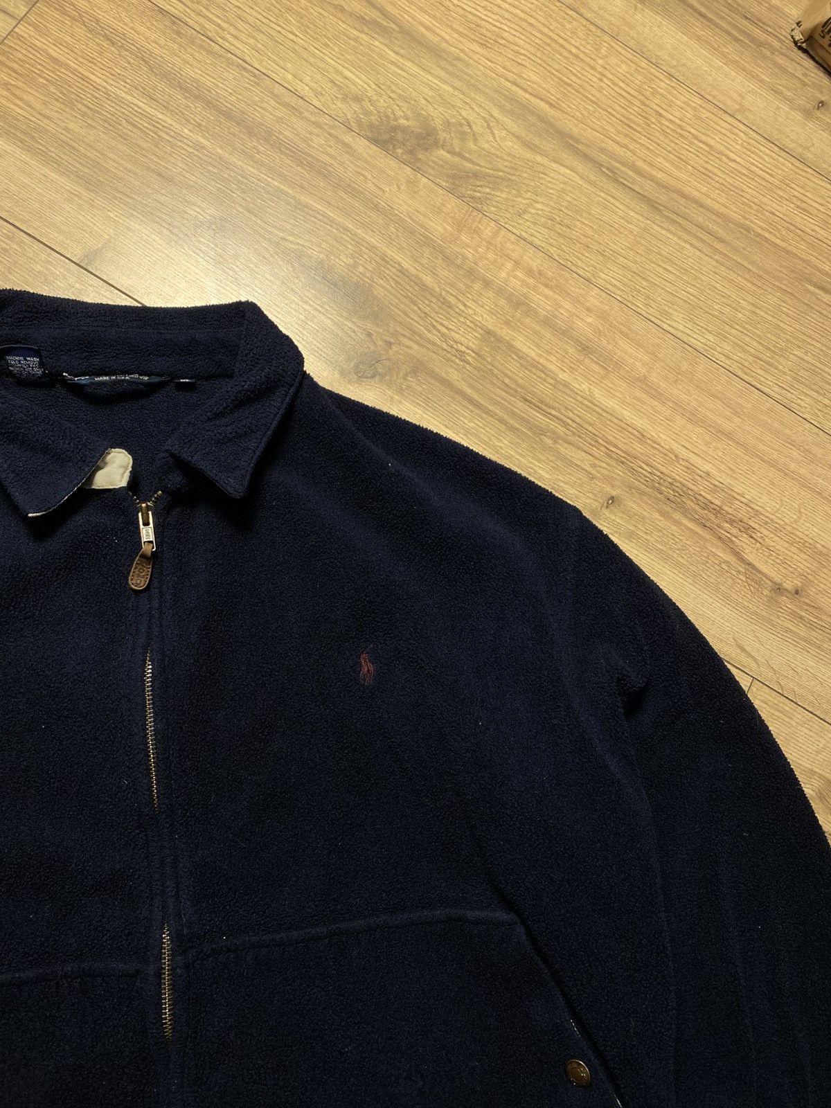 Polo Ralph Lauren Vintage Polo Ralph Lauren XL Navy Blue Fleece Jacket Men's Size US XL / EU 56 / 4 - 2 Thumbnail