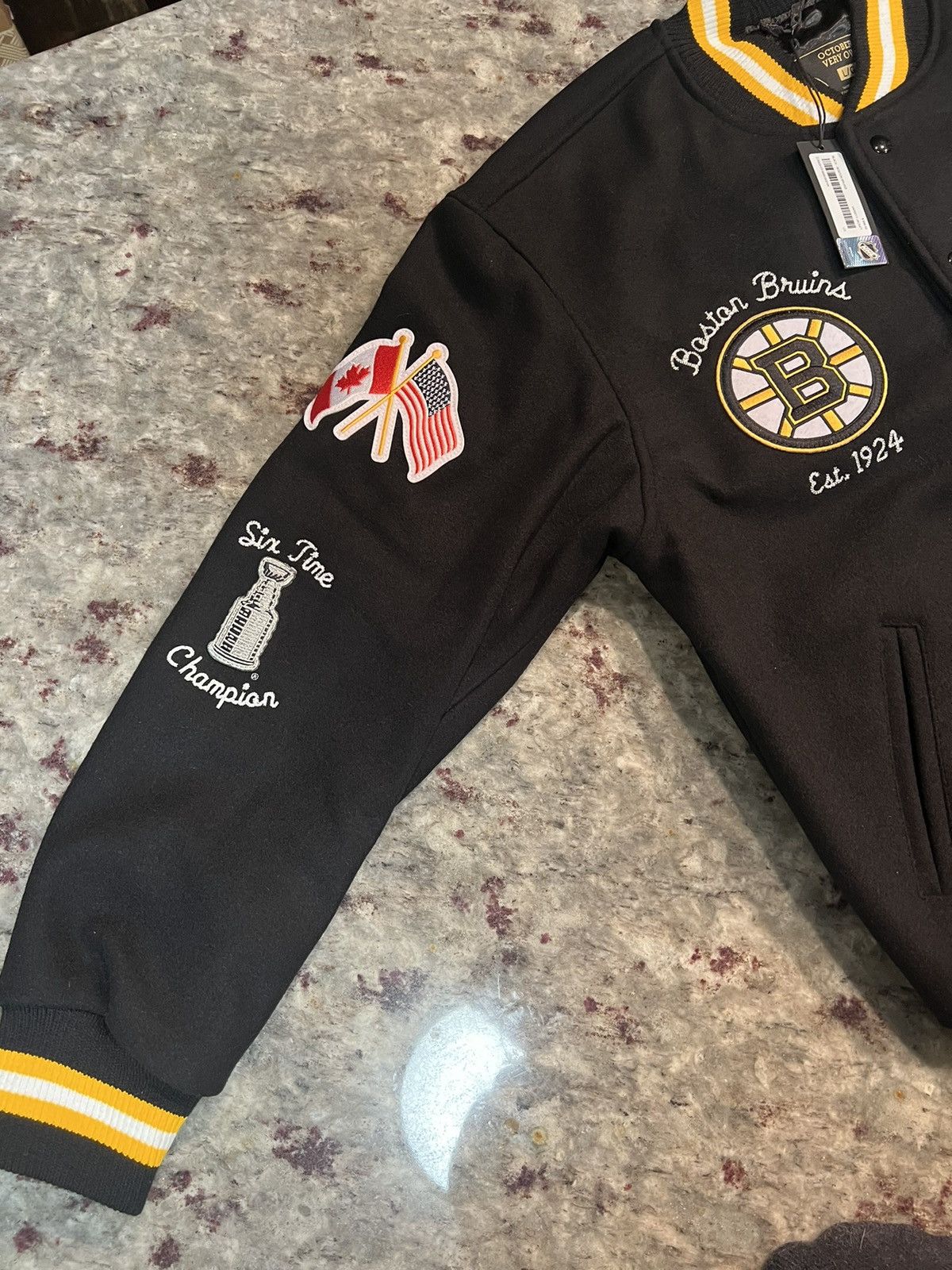 Drake OVO X NHL - BOSTON BRUINS VARSITY JACKET Size US L / EU 52-54 / 3 - 4 Thumbnail