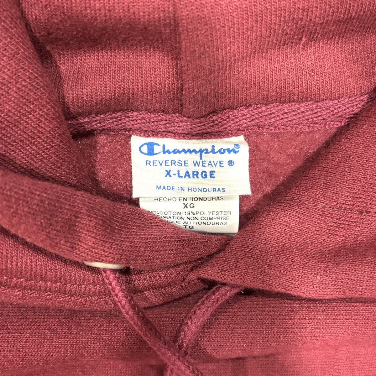 Champion Champion Reverse Weave Hoodie Mens XL Maroon Heavyweight Size US XL / EU 56 / 4 - 7 Thumbnail