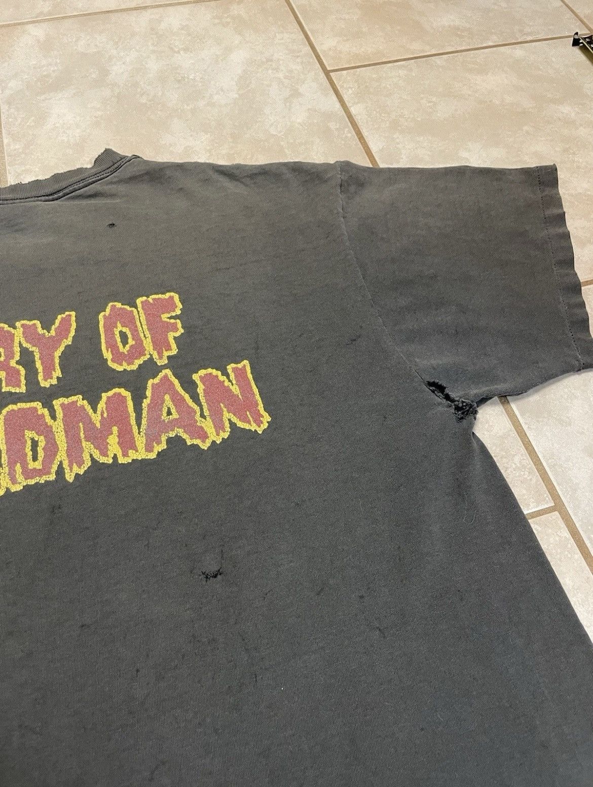 Ozzy Osbourne Vintage Ozzy Osbourne Diary Of A Madman XL Thrashed Faded Size US XL / EU 56 / 4 - 18 Thumbnail