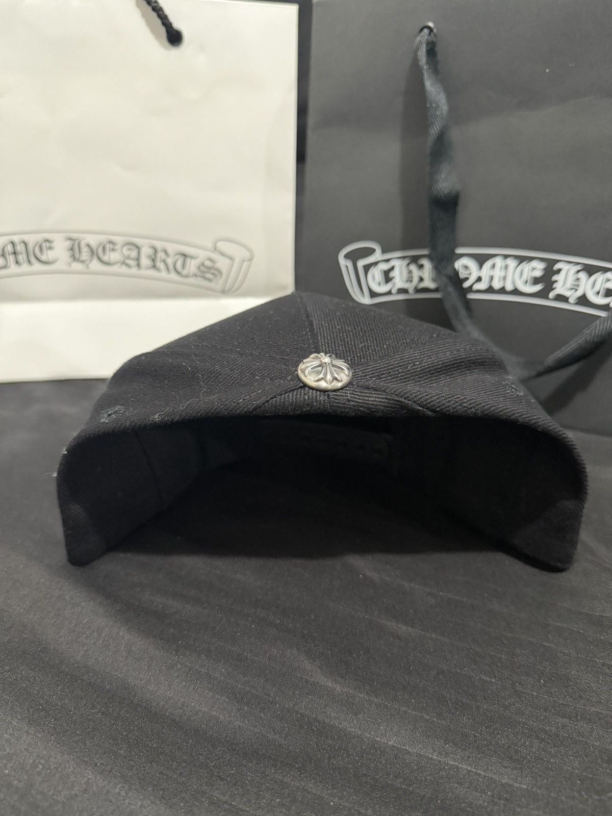 Chrome Hearts Chrome Hearts Vertical Logo Hat Size ONE SIZE - 2 Thumbnail