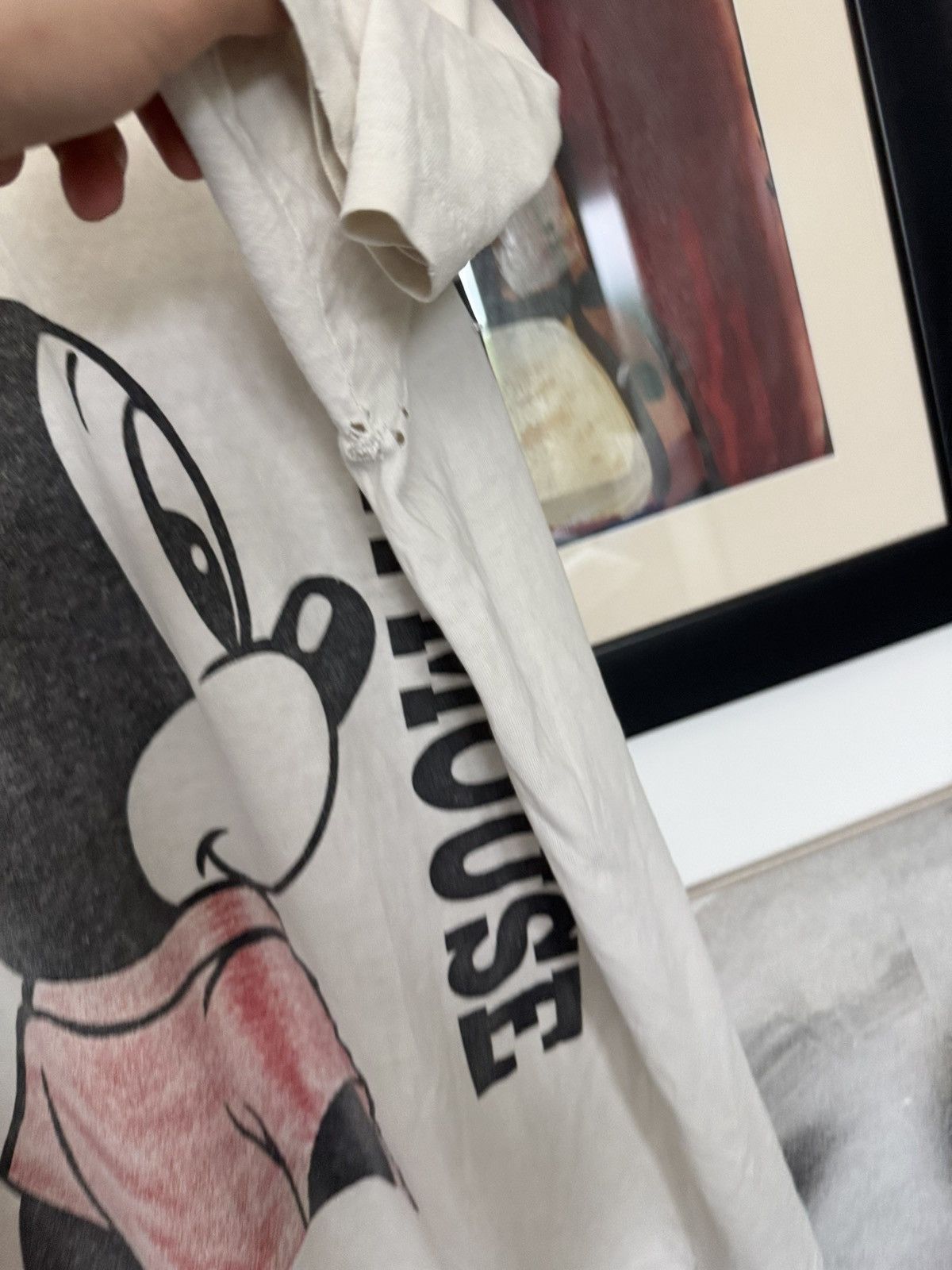 Mickey Mouse Vintage 90s Mickey Mouse Oversize Distressed Faded Disney Size US XL / EU 56 / 4 - 6 Thumbnail