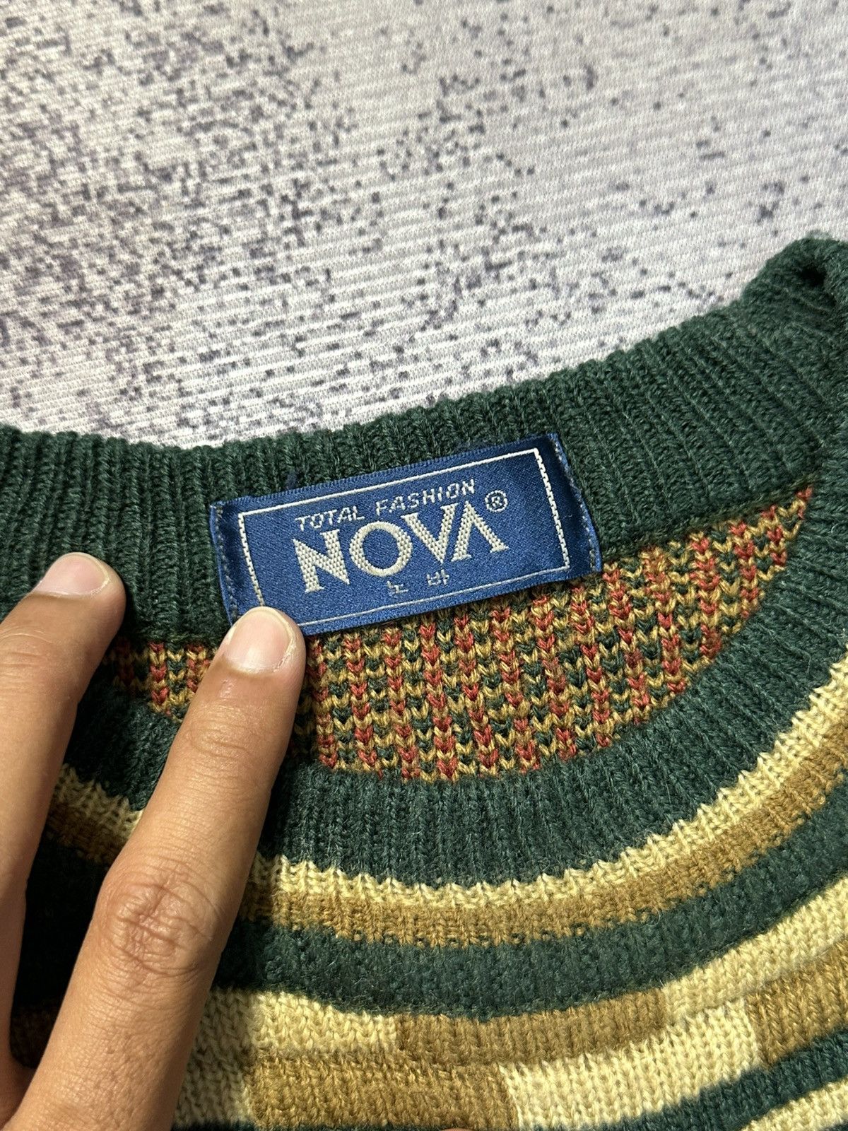 Missoni Vintage 90s Nova Knitwear 3D Coogi Style Crewneck Size US L / EU 52-54 / 3 - 4 Thumbnail