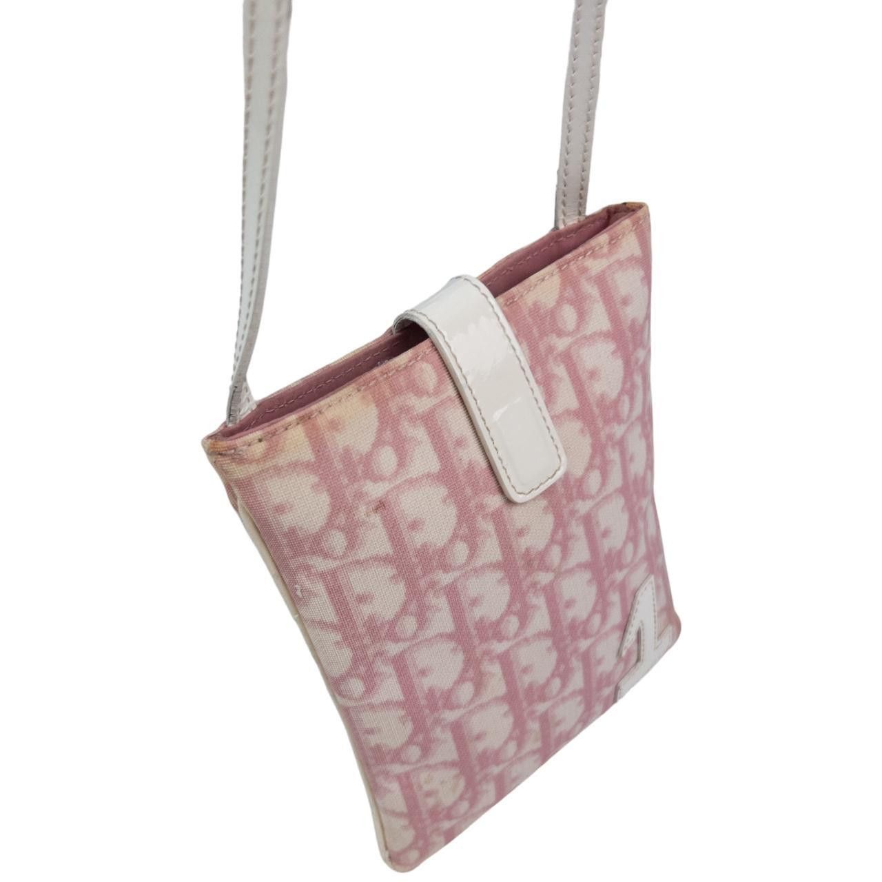 Dior Vintage Dior Monogram Mini Crossbody Bag Size ONE SIZE - 3 Thumbnail