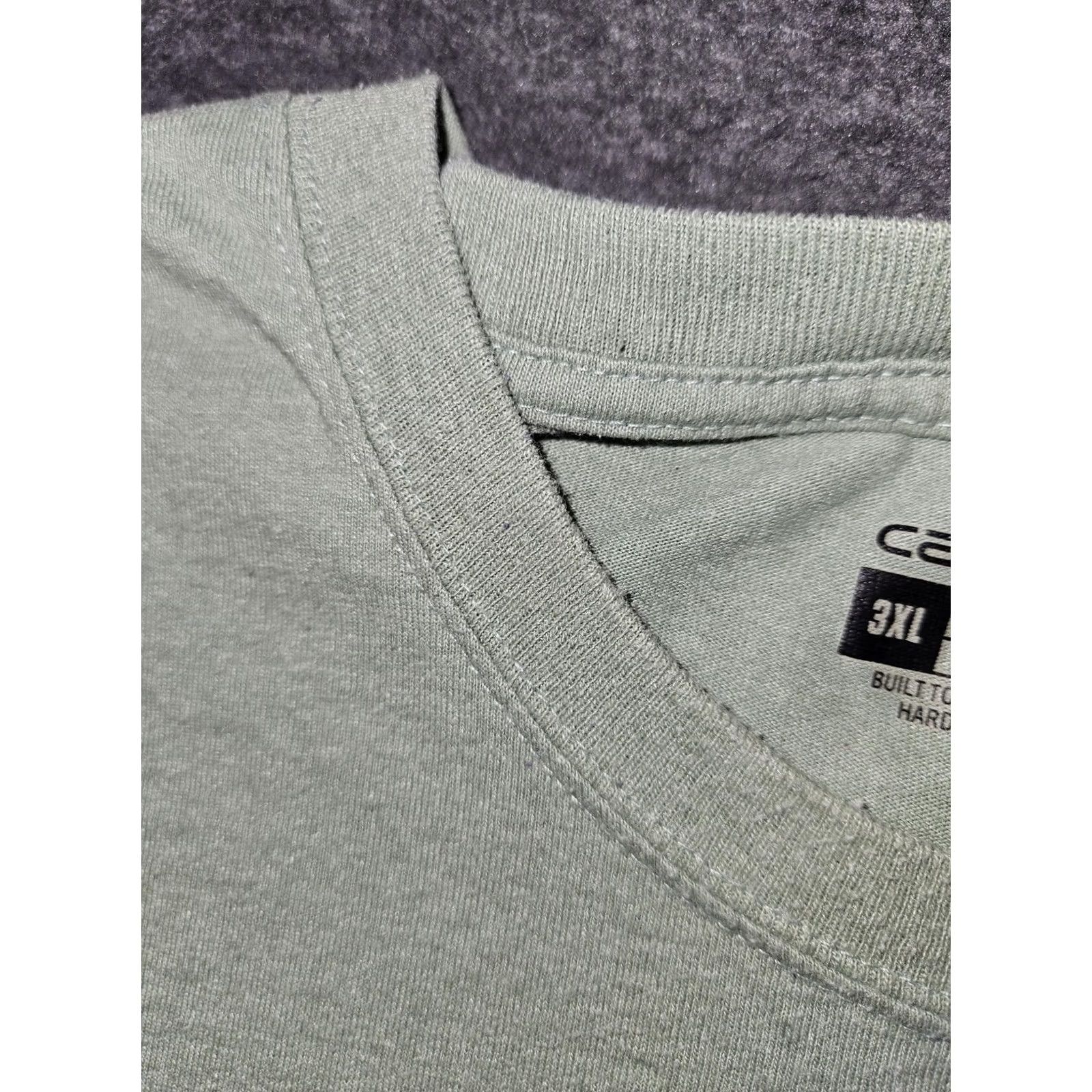 Carhartt VINTAGE Carhartt Shirt Mens 3XL Green Loose Fit K87 Pocket Workwear Short Sleeve Tee Size US XXL / EU 58 / 5 - 7 Thumbnail