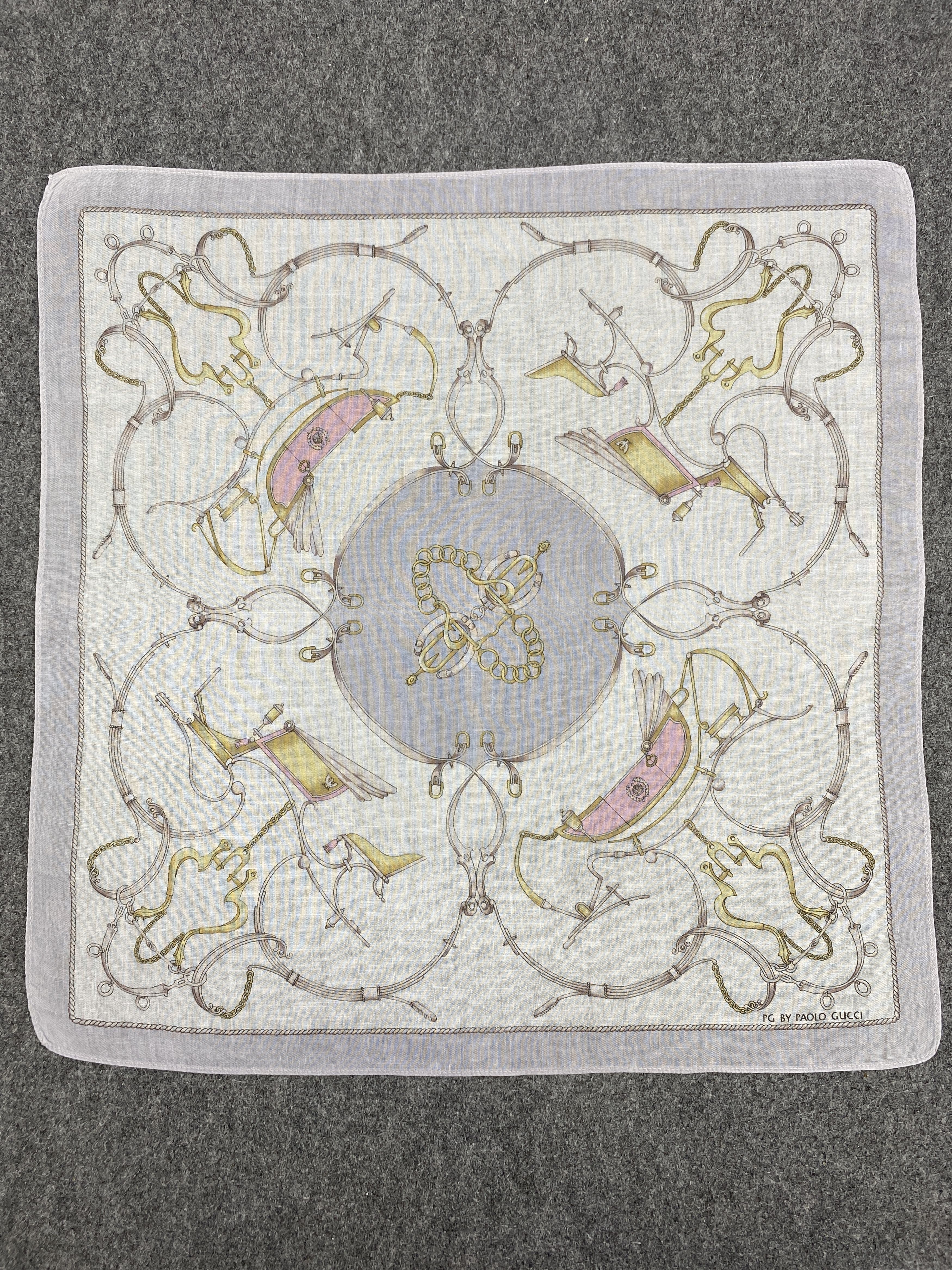 Paolo Gucci Paolo Gucci Handkerchief / Bandana / Neckerchief HKC0472 Size ONE SIZE - 4 Thumbnail