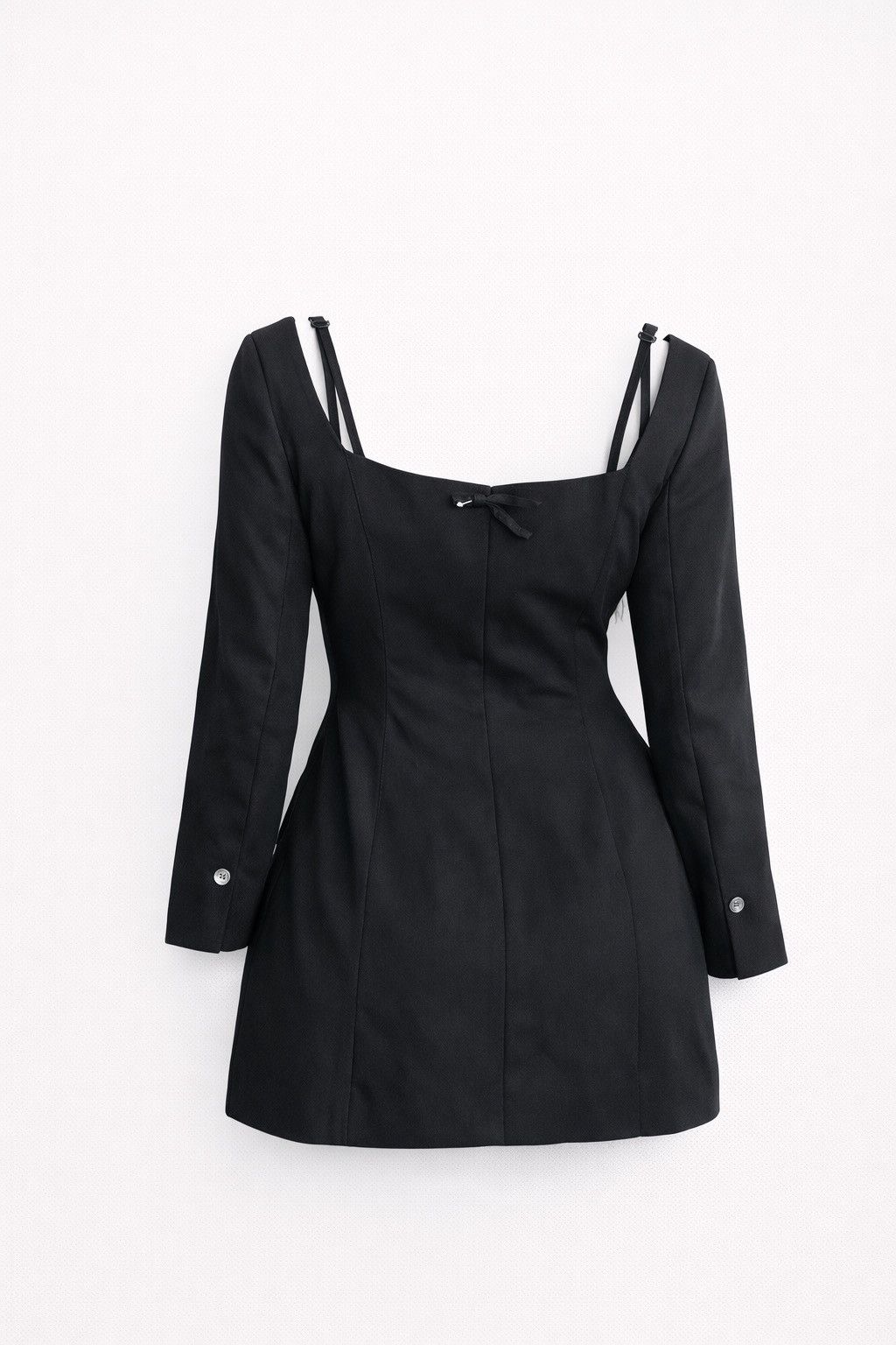 Jacquemus Jacquemus La Montagne Black Tailored Wool Jacket Top Size S / US 4 / IT 40 - 4 Thumbnail