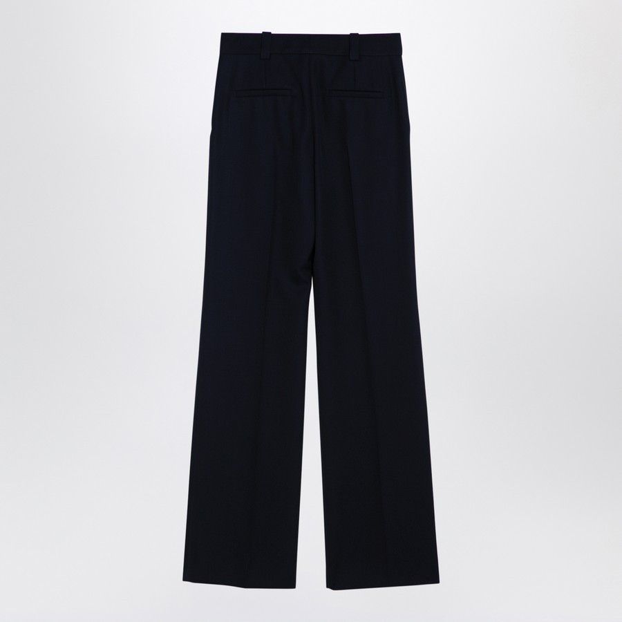 Chloe o1d2blof0824 Wool Trousers in Navy Size 28" / US 6 / IT 42 - 2 Thumbnail