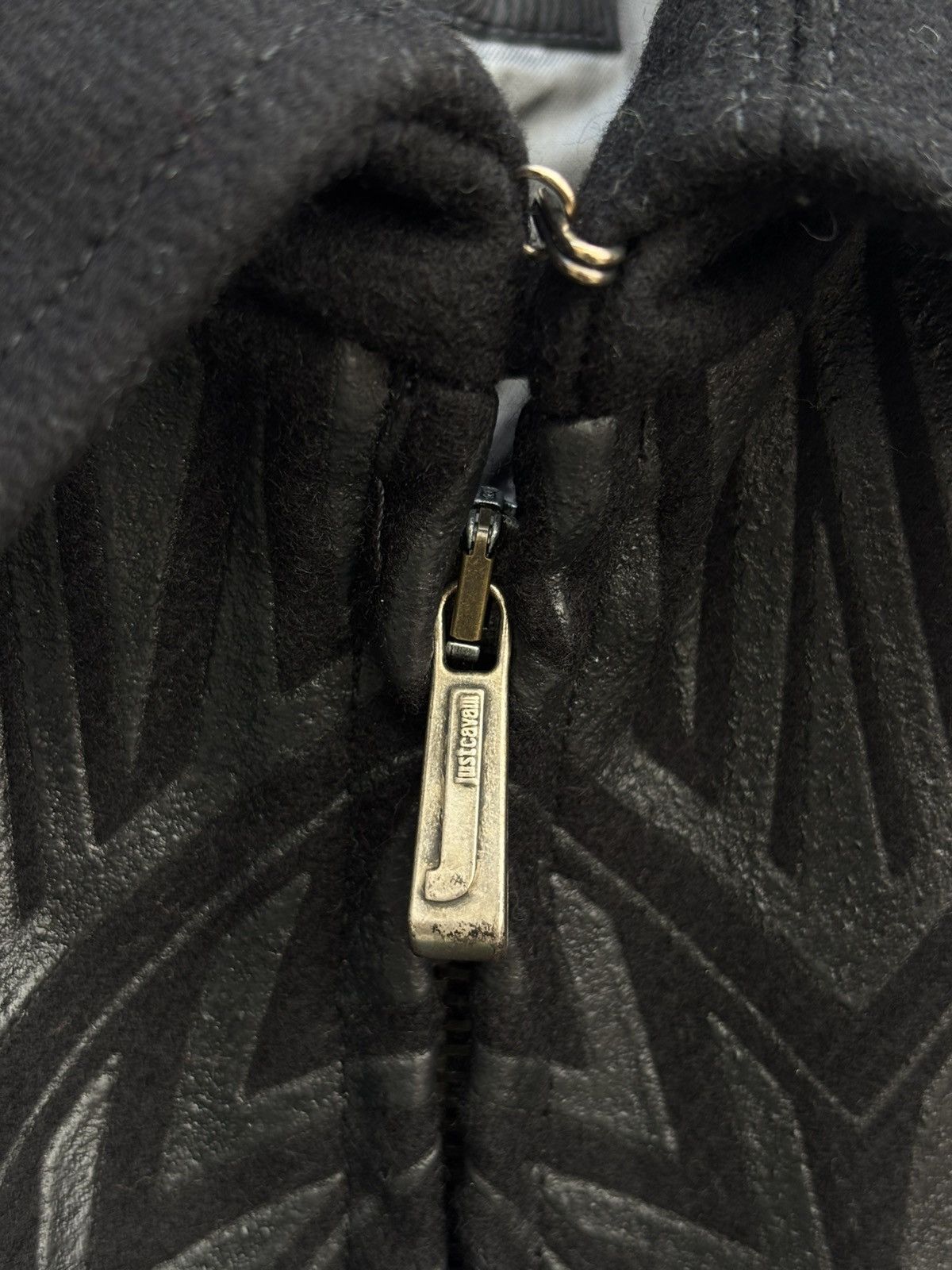 Just Cavalli AW 2014 Just Cavalli Geometric Tribal Embossed Bomber Jacket Size US M / EU 48-50 / 2 - 6 Thumbnail