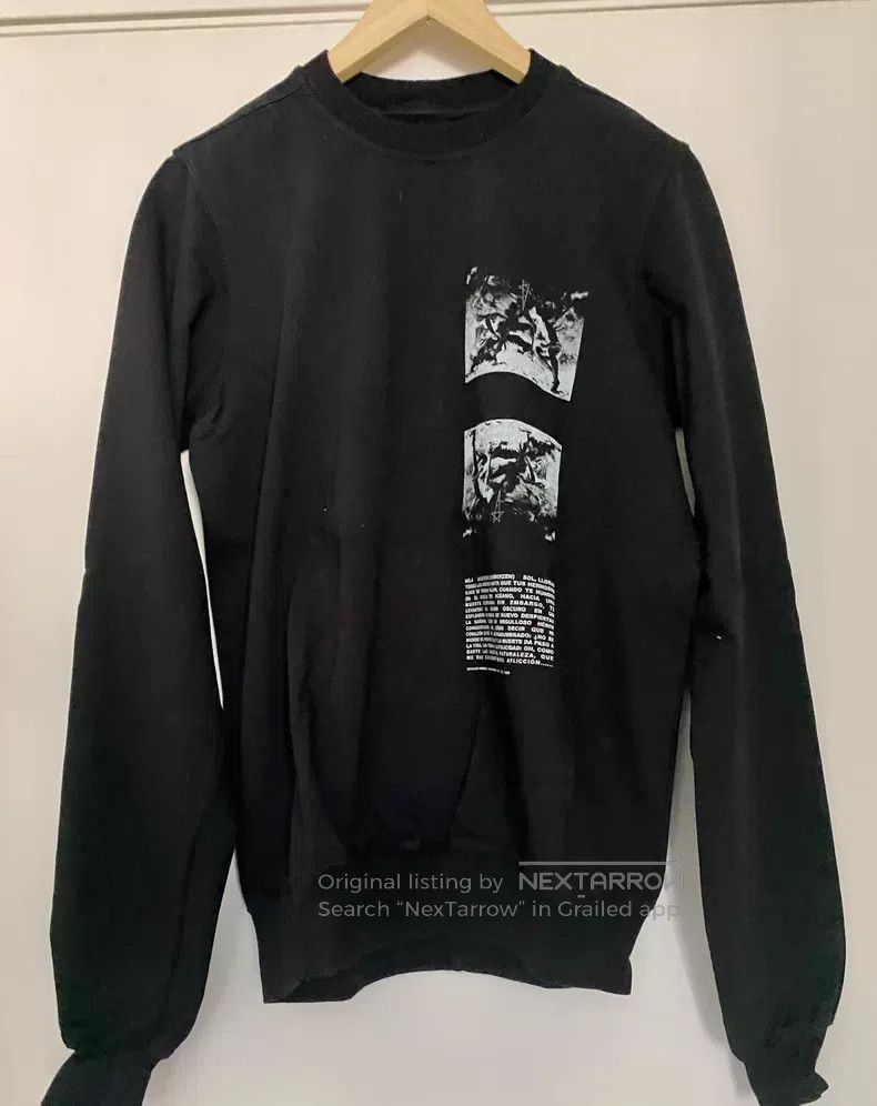 Rick Owens Rick Owens Double-threaded men's sweatshirt| Size US S / EU 44-46 / 1 - 2 Thumbnail