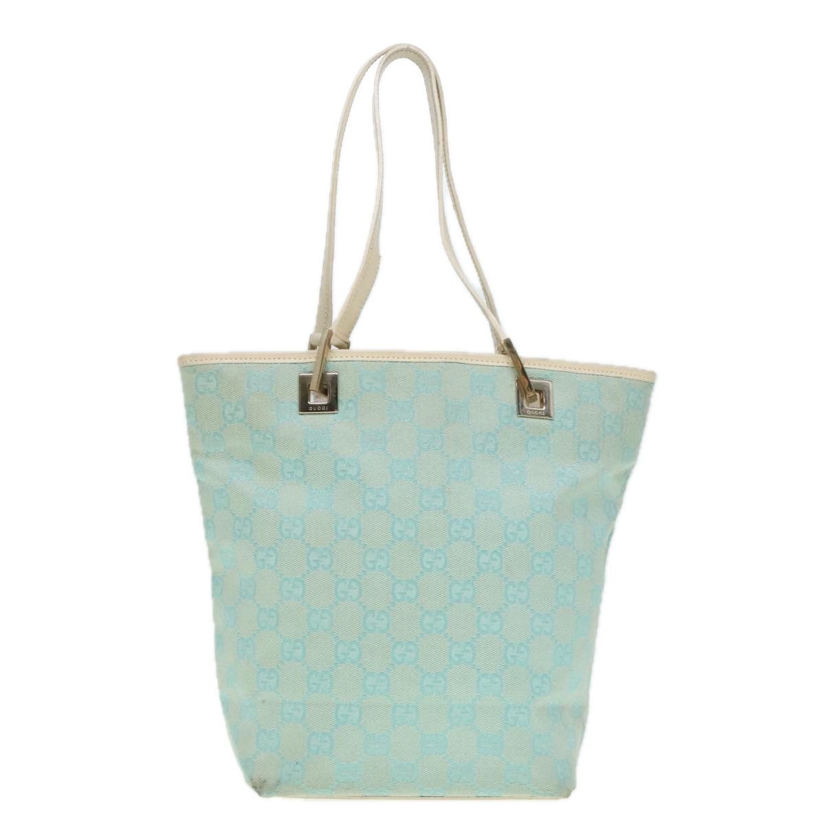 Gucci Blue Canvas Tote Bag (Pre-Owned) Size ONE SIZE - 1 Thumbnail