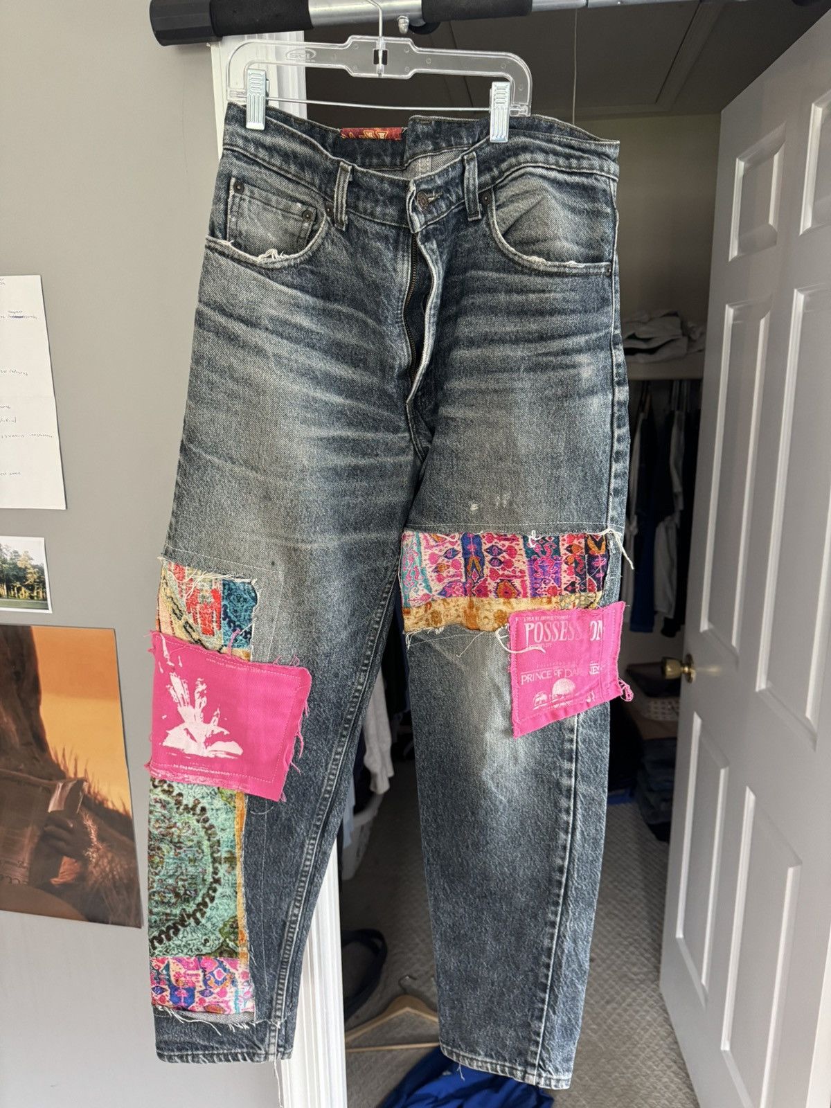 Levi's Vintage Clothing Levi 550 patchwork Size US 32 / EU 48 - 1 Thumbnail
