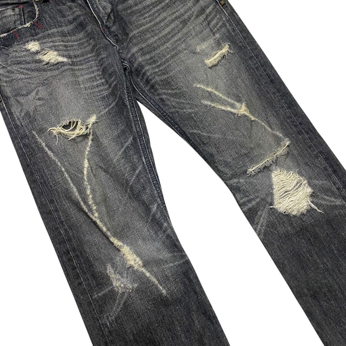 Japanese Brand × Vintage Liberto distressed denim jean Size US 34 / EU 50 - 8 Thumbnail