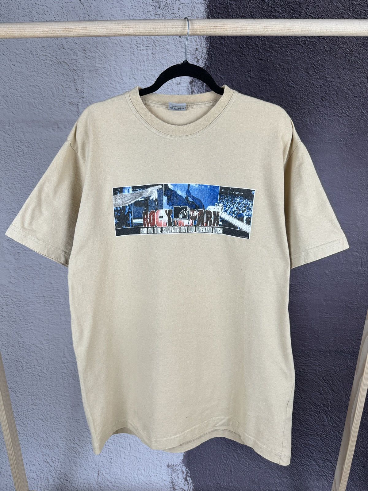 Mtv × Vintage MTV vintage 2003 Rock im Park beige band tee shirt Size US XL / EU 56 / 4 - 1 Thumbnail