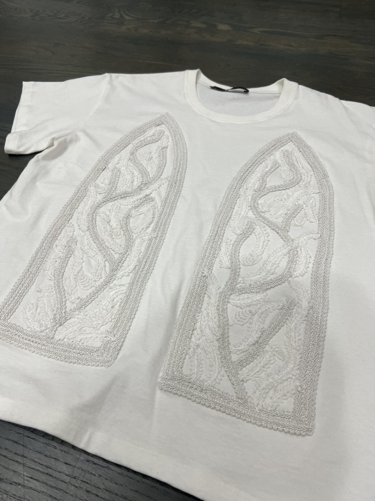Who Decides War 1o1 runway sample stained glass royal tee Size US M / EU 48-50 / 2 - 2 Thumbnail