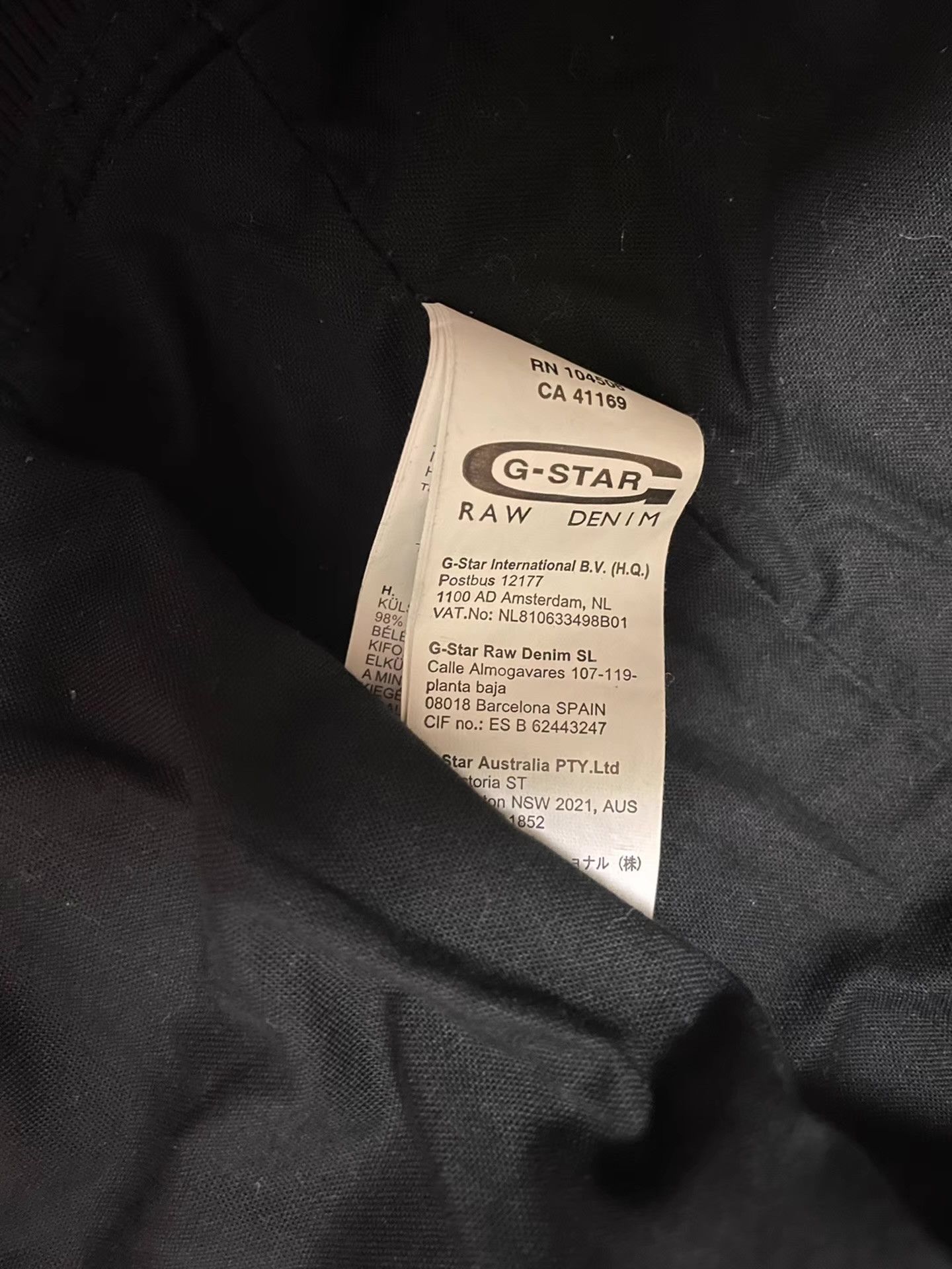 G-Star G-Star Raw raw denim jacket Q4 Size US L / EU 52-54 / 3 - 6 Thumbnail