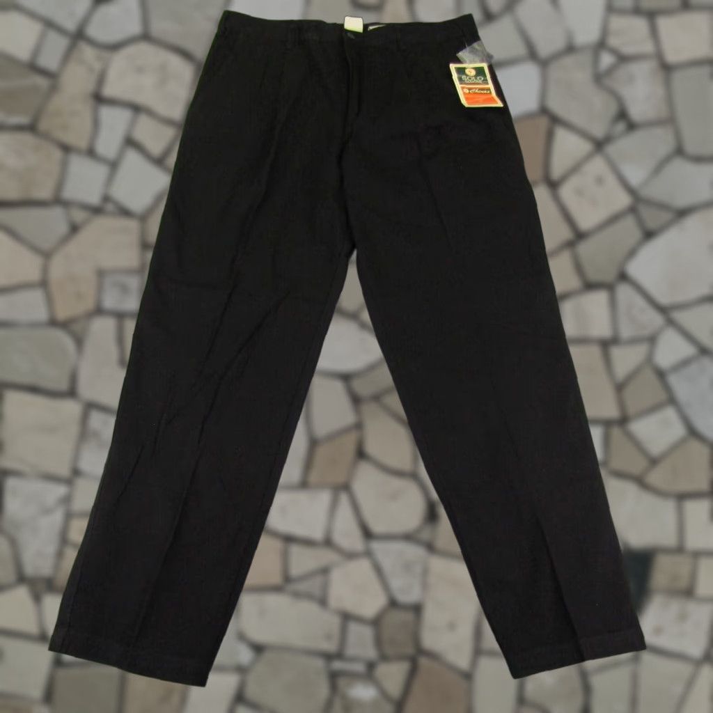 VINTAGE Solo Semore Pants Mens 38x32 Chino Casual Workwear 90s Grunge Beige