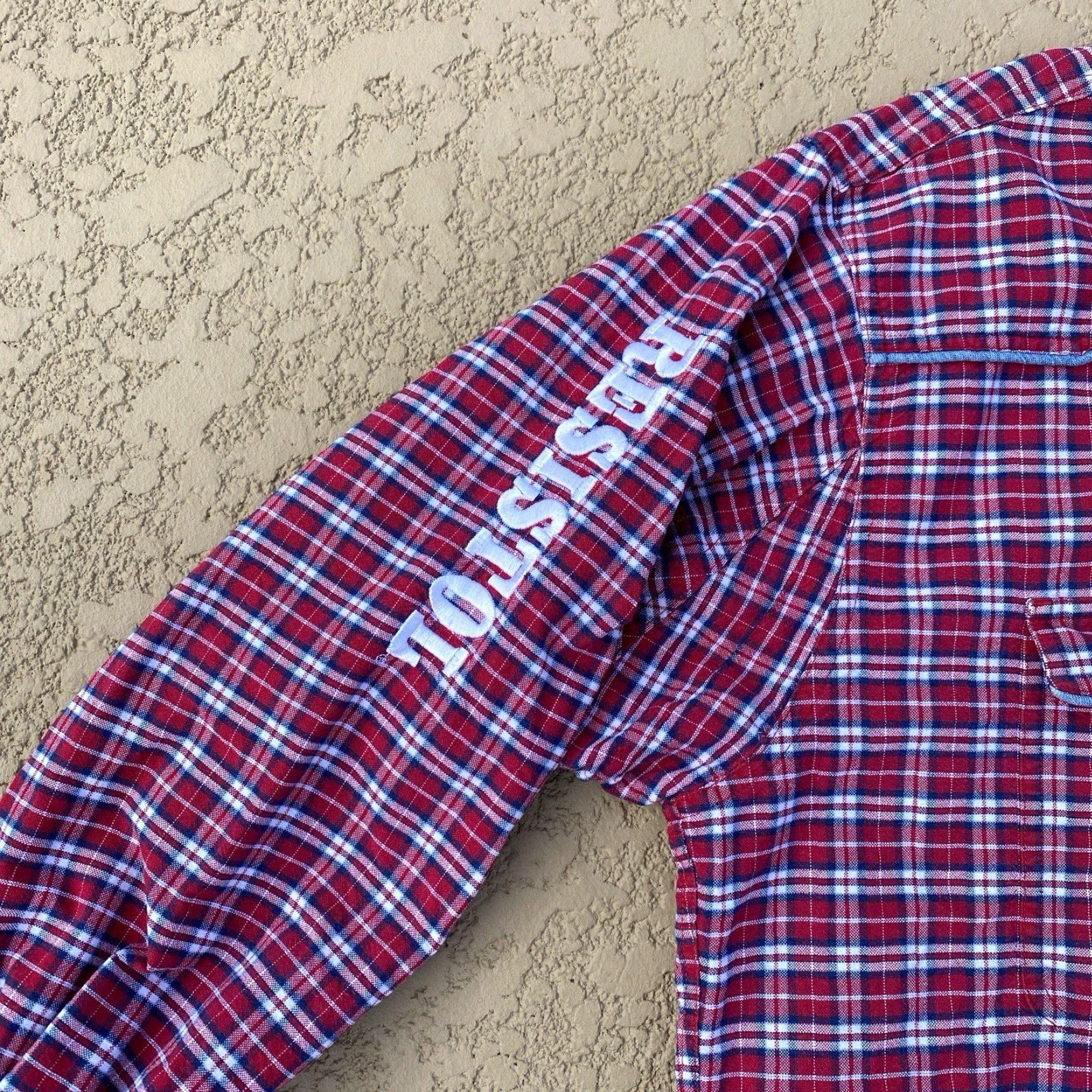 Vintage Resistol Rodeo Gear Shirt Mens Large Plaid Long Sleeve Western Cowboy Pearl Snap Button-Up Collared Cowboy Western Mens L Blue Size US L / EU 52-54 / 3 - 2 Thumbnail